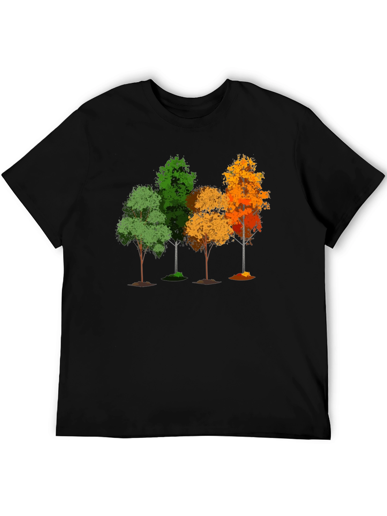 Autumn Trees Graphic Tee - Nature Lovers Shirt