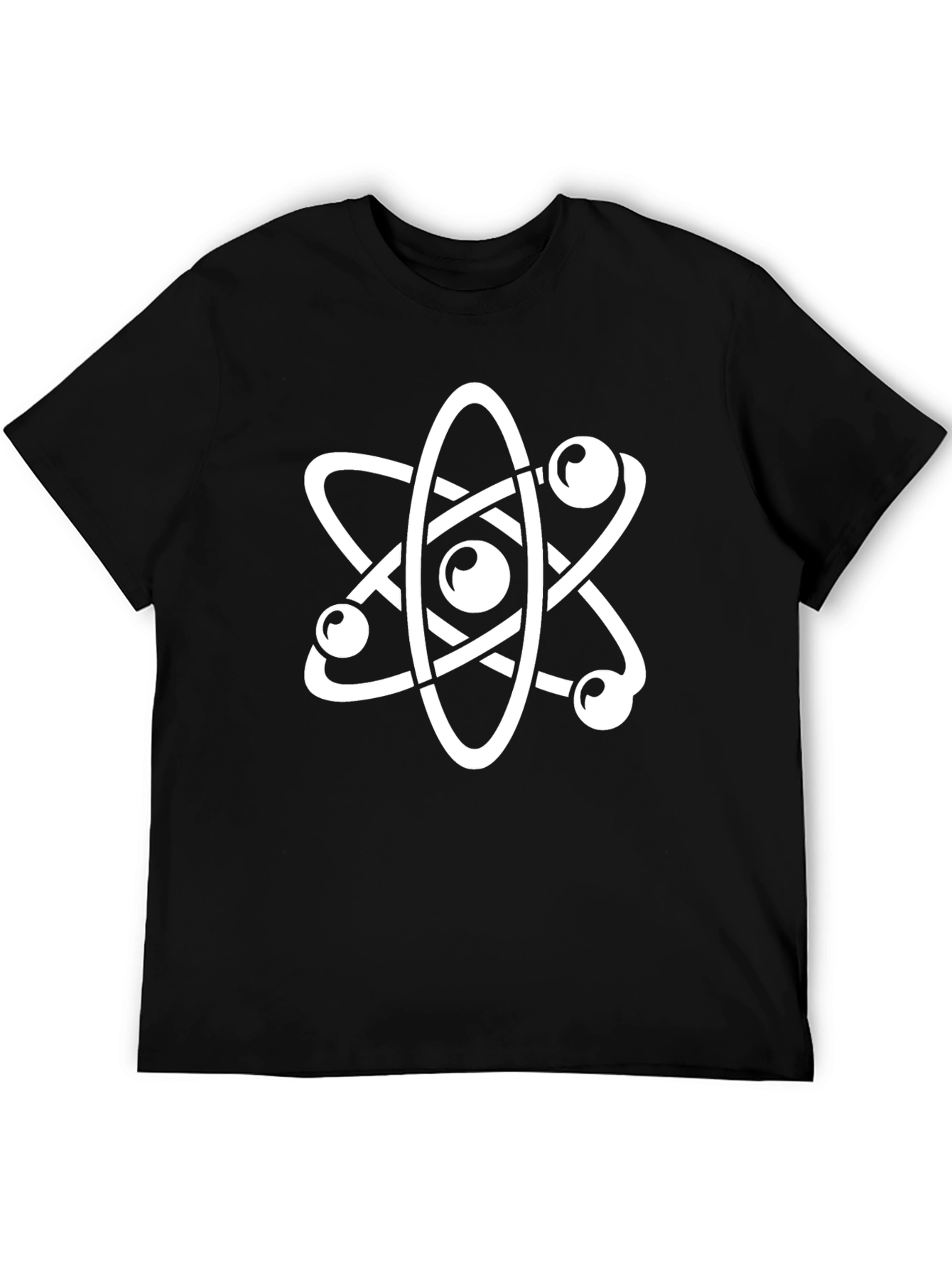 Science Atom T-Shirt - Black