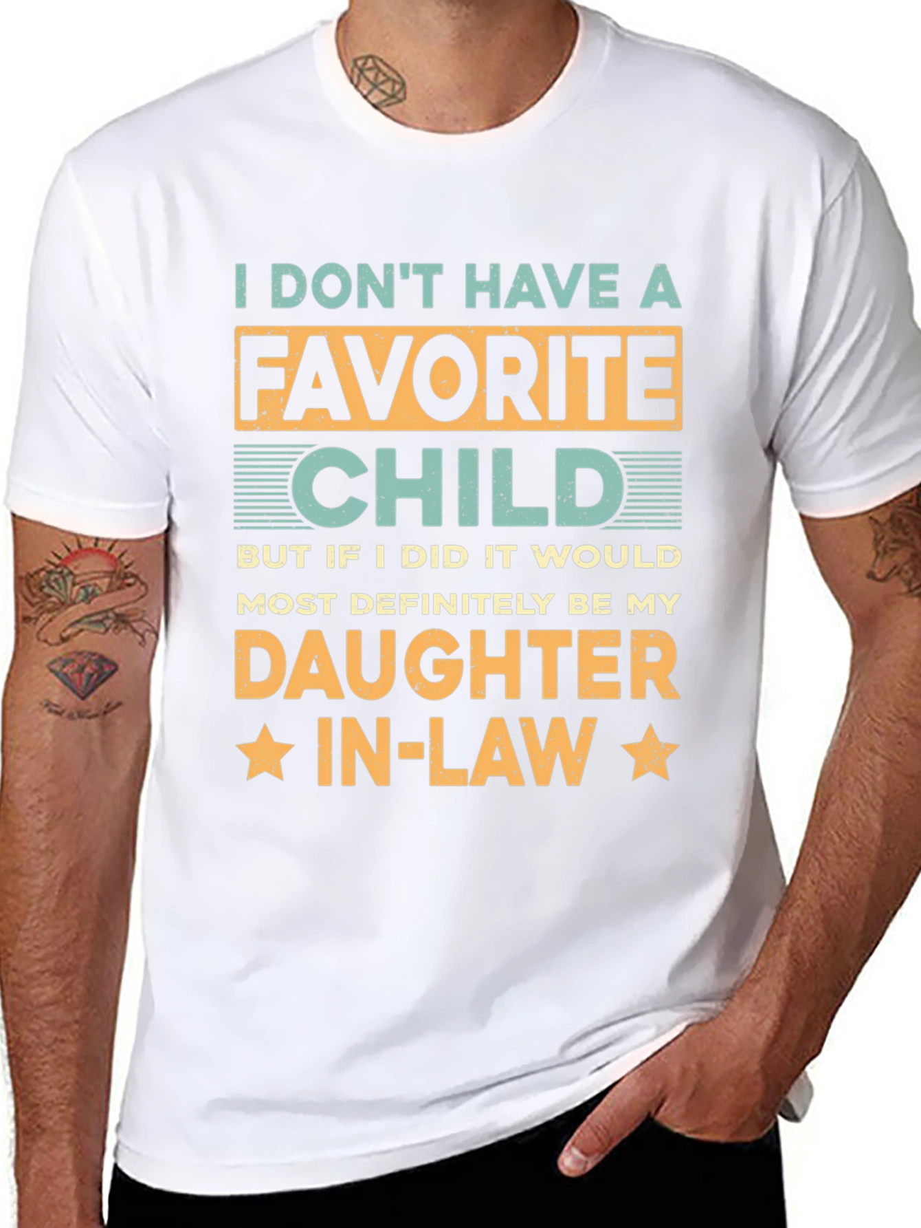 Daughter-in-Law Favorite Child Graphic T-Shirt