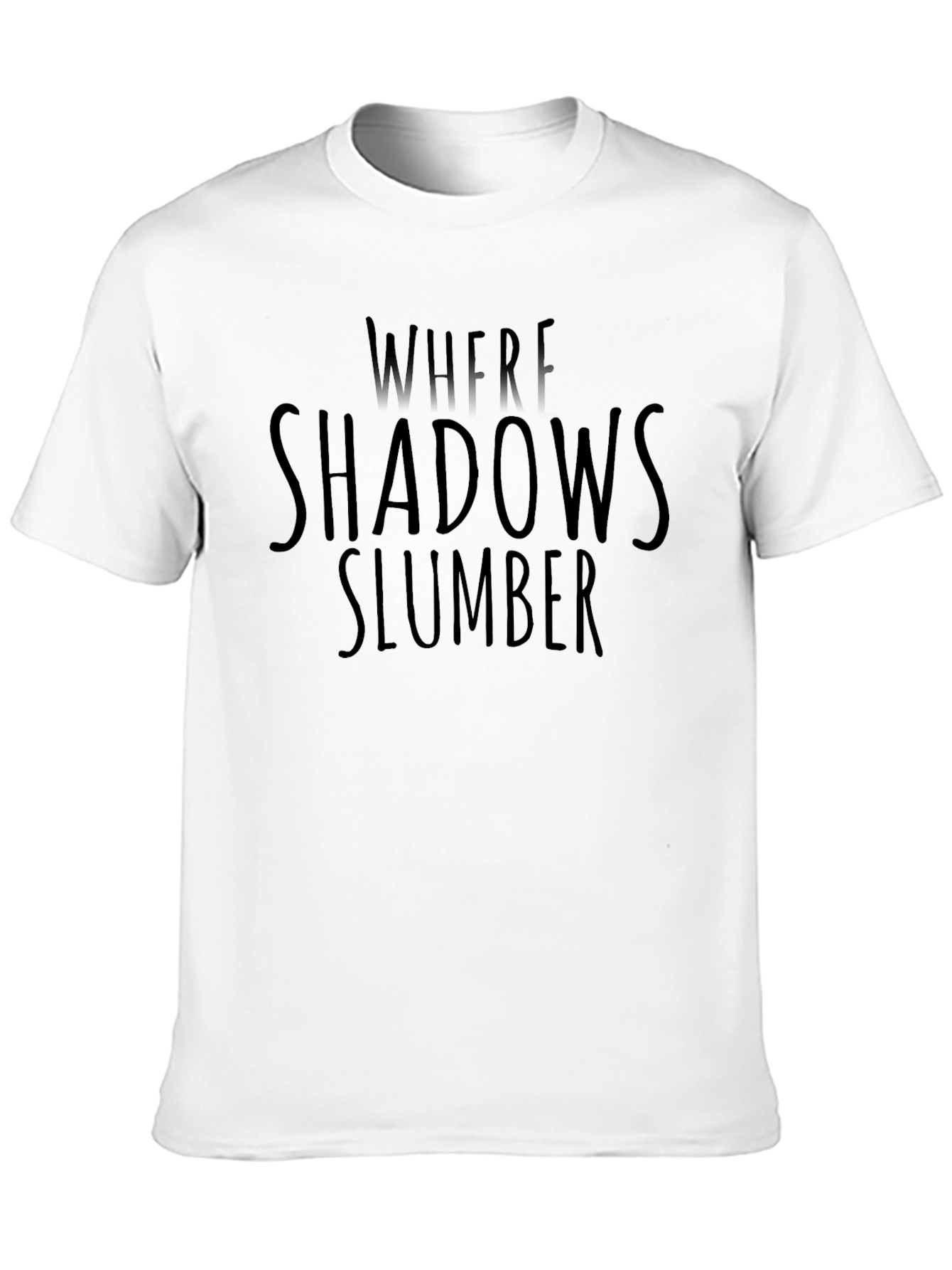 Where Shadows Slumber Graphic Tee - Black