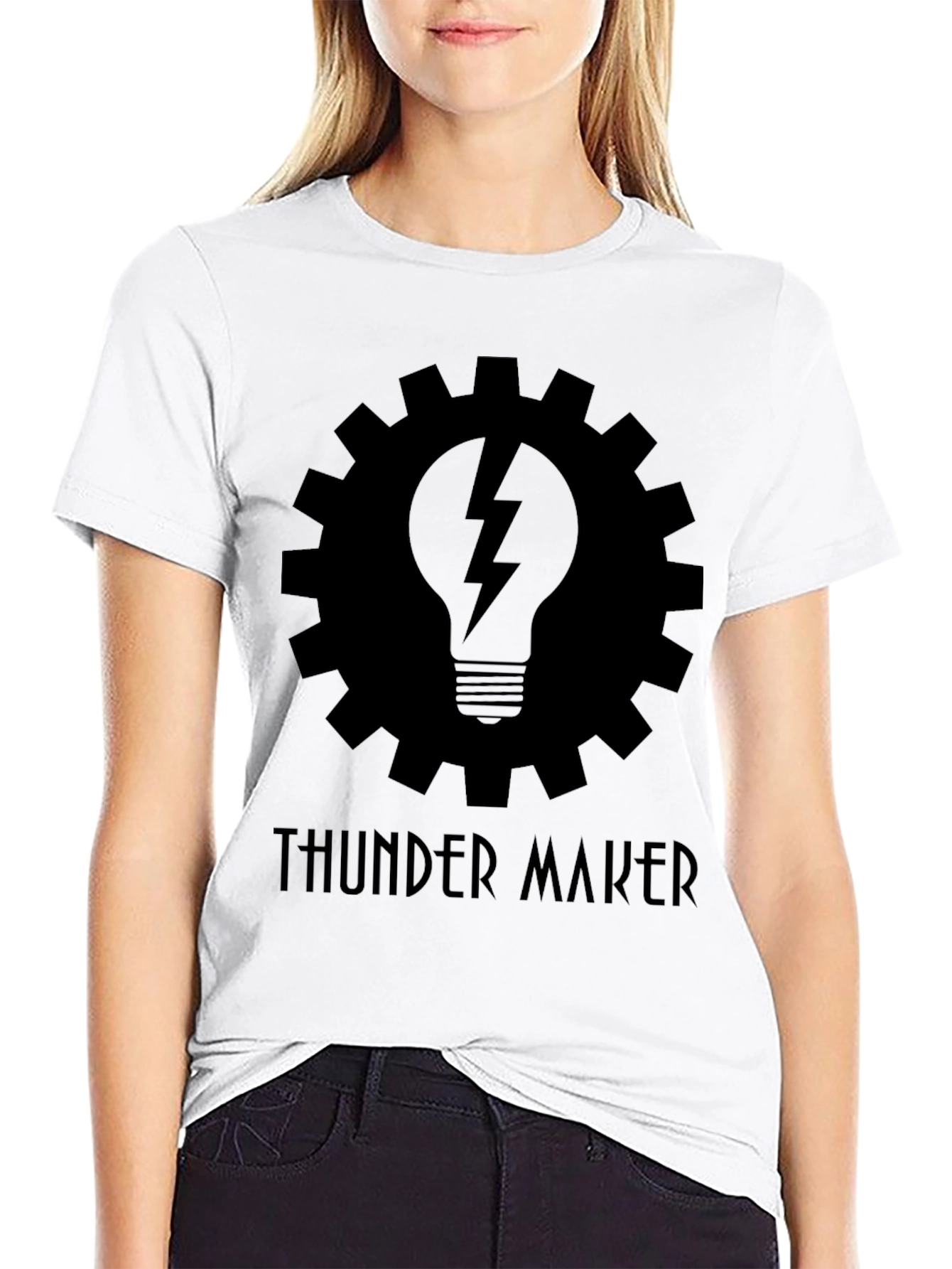 Thunder Maker Graphic T-Shirt - Black