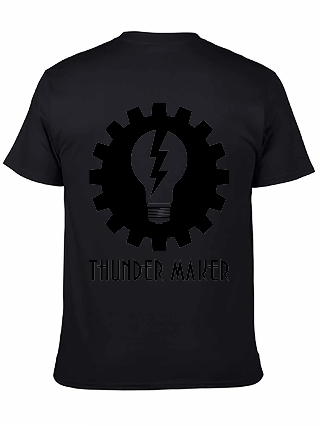 Thunder Maker Graphic T-Shirt - Black
