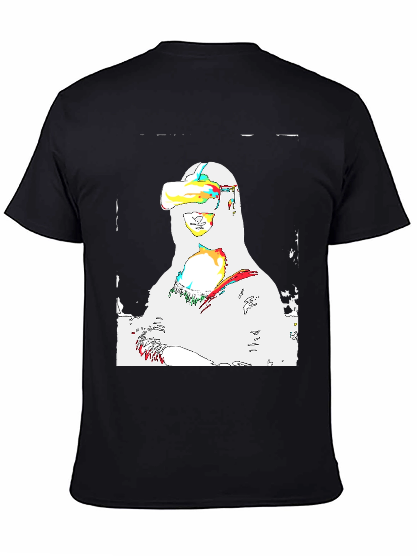 VR Mona Lisa Graphic Tee - Black