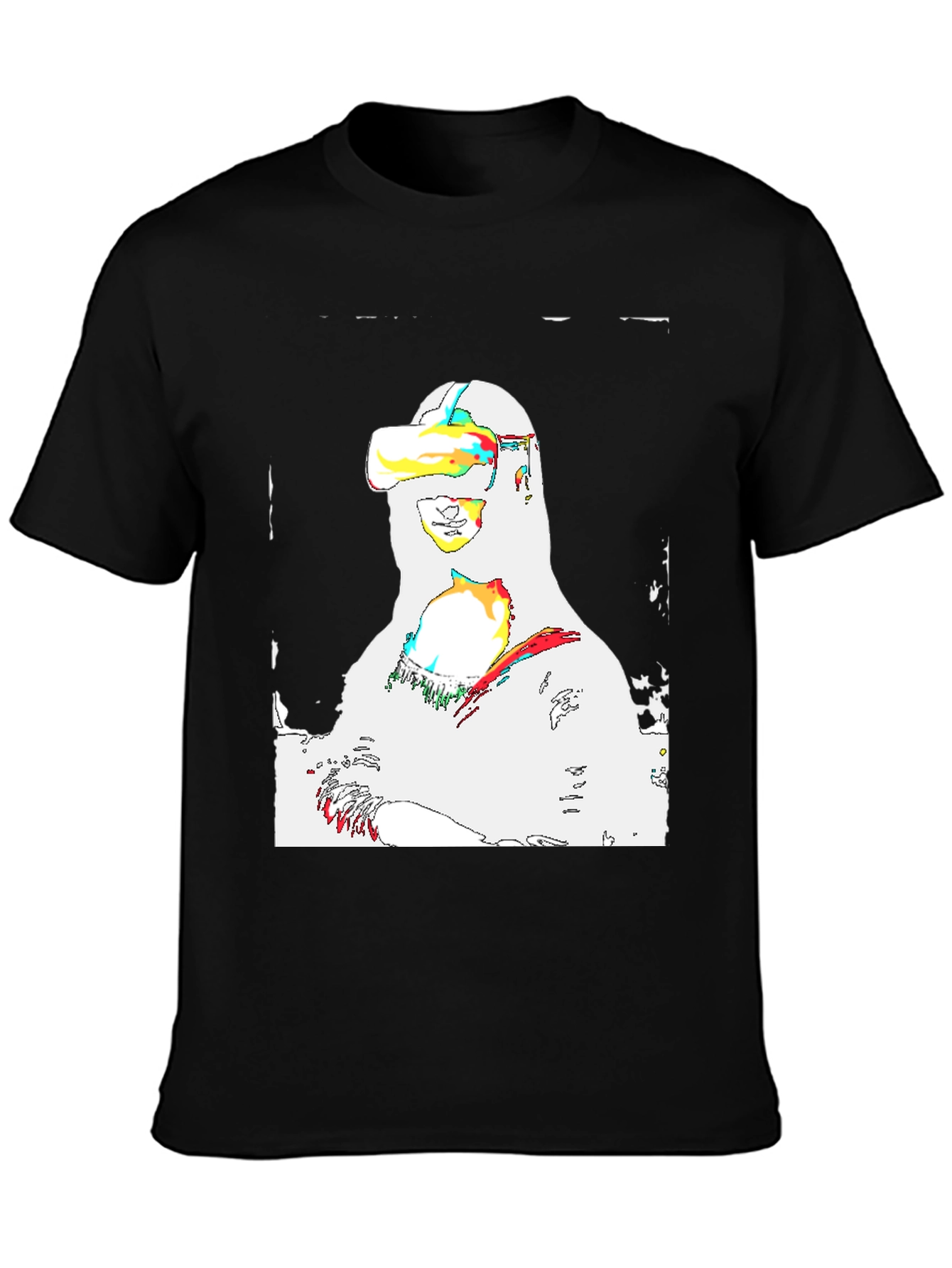 VR Mona Lisa Graphic Tee - Black