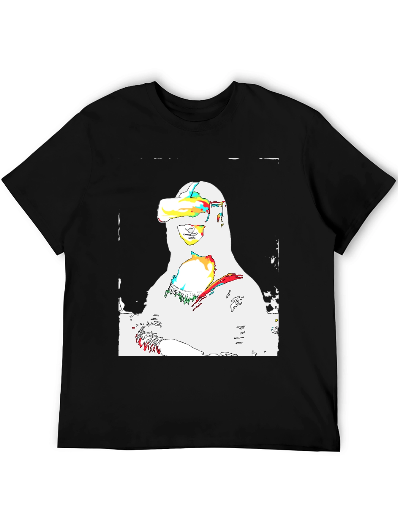 VR Mona Lisa Graphic Tee - Black