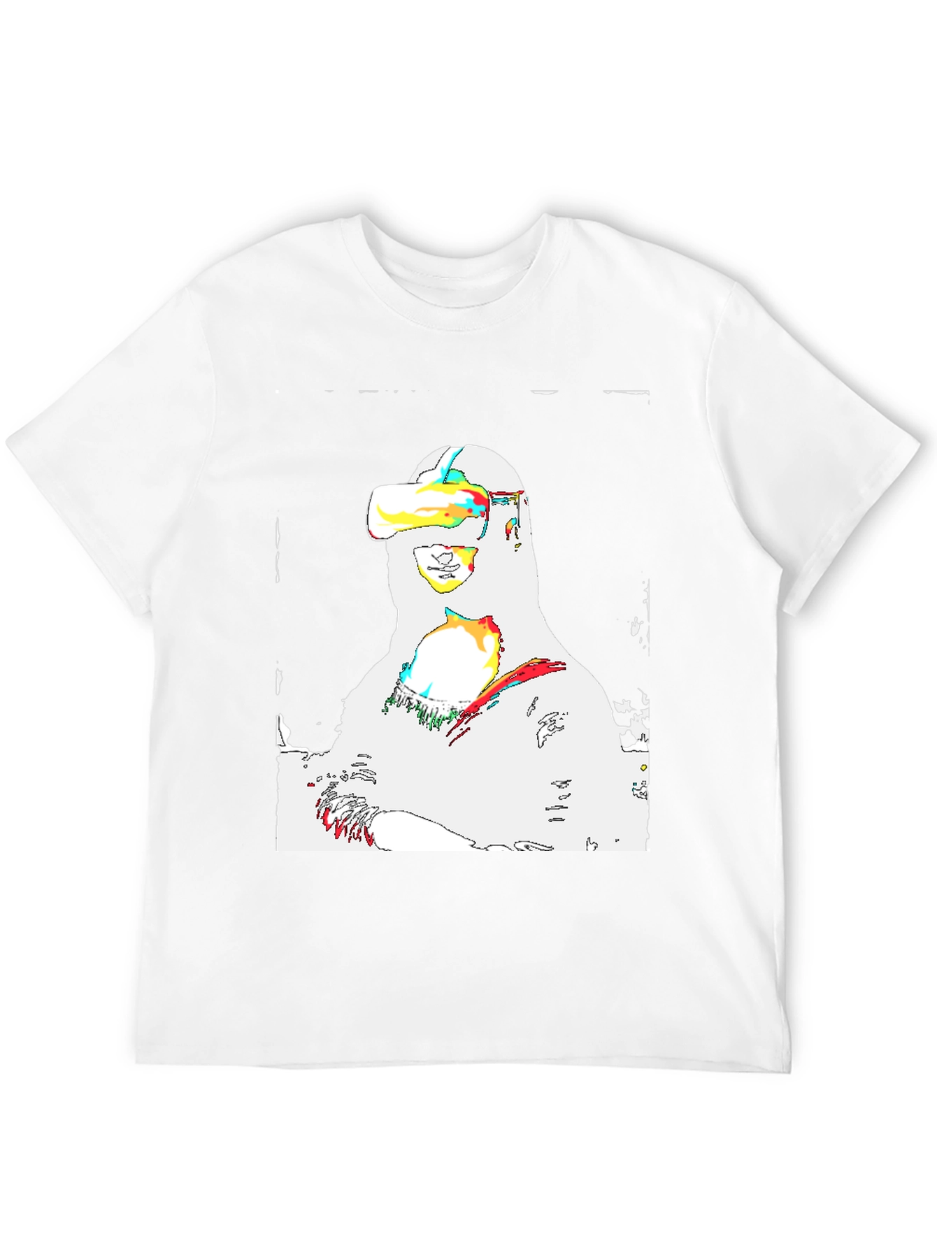 VR Mona Lisa Graphic Tee - Black