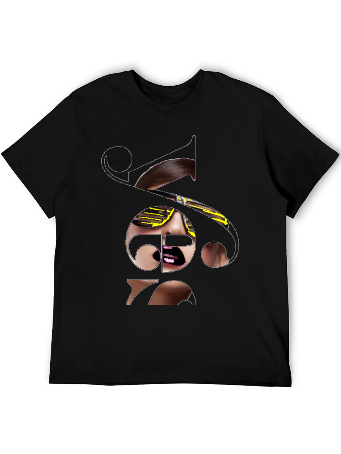 Unique Graphic T-Shirt - Stylish Black Tee