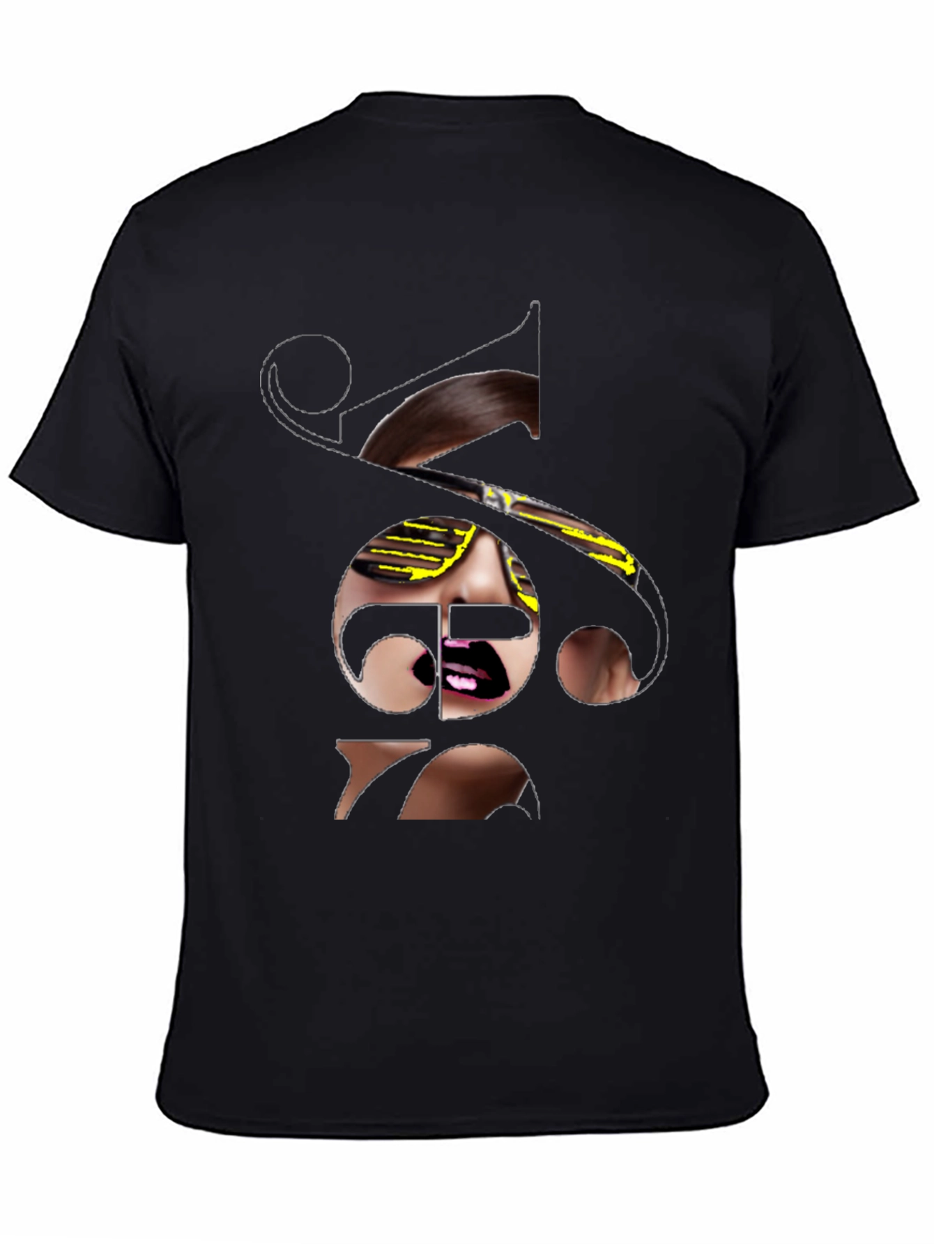 Unique Graphic T-Shirt - Stylish Black Tee
