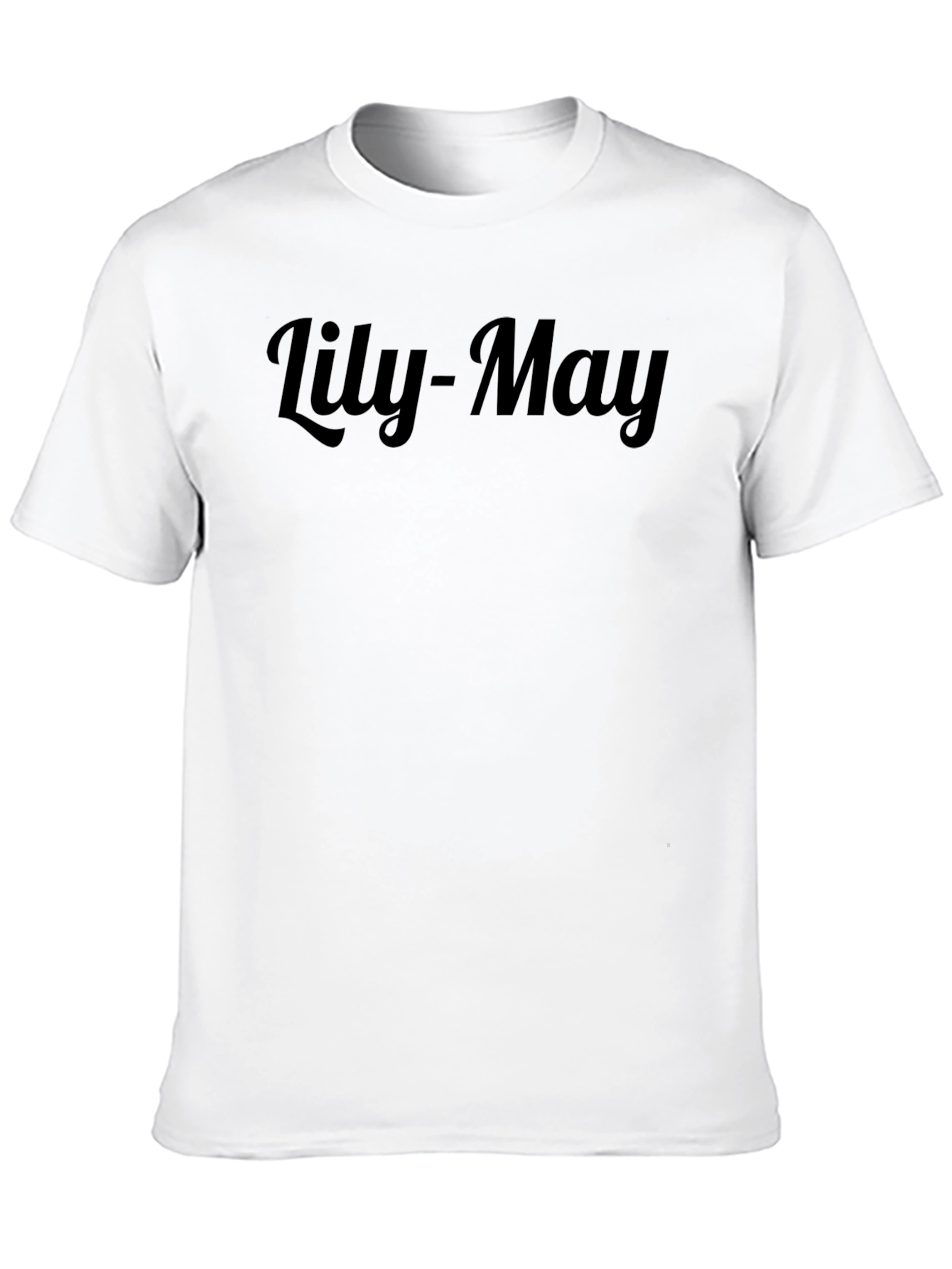 Lily-May Black Graphic Tee - Stylish Comfort