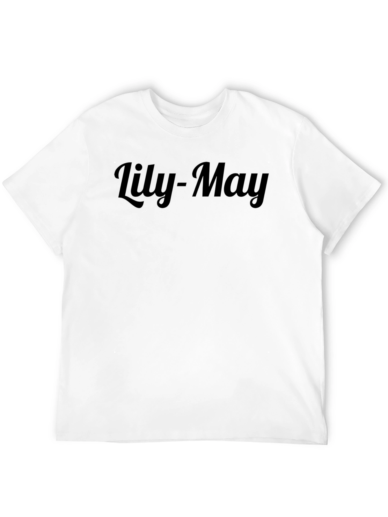 Lily-May Black Graphic Tee - Stylish Comfort