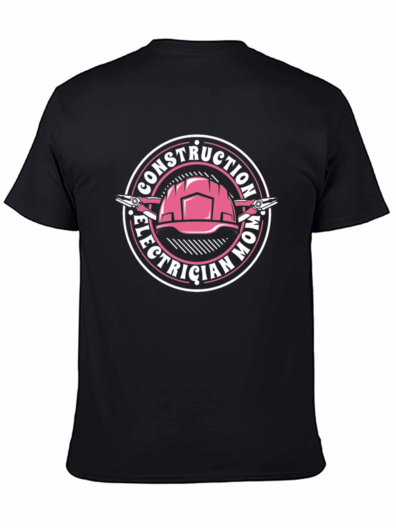 Construction Electrician Mom Graphic Tee