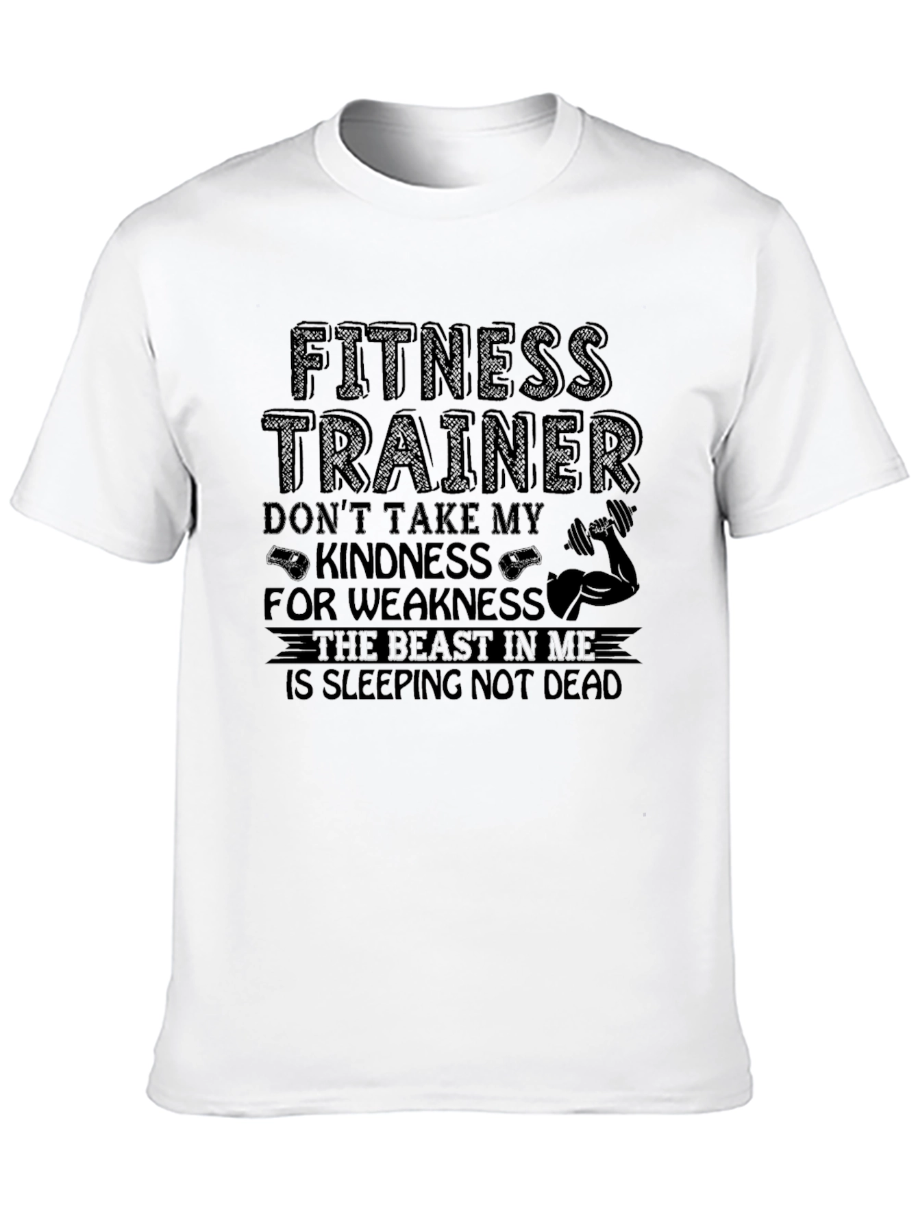 Fitness Trainer Graphic T-Shirt - Beast Inside