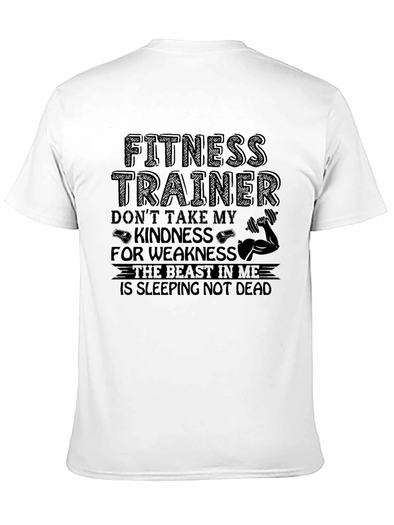 Fitness Trainer Graphic T-Shirt - Beast Inside