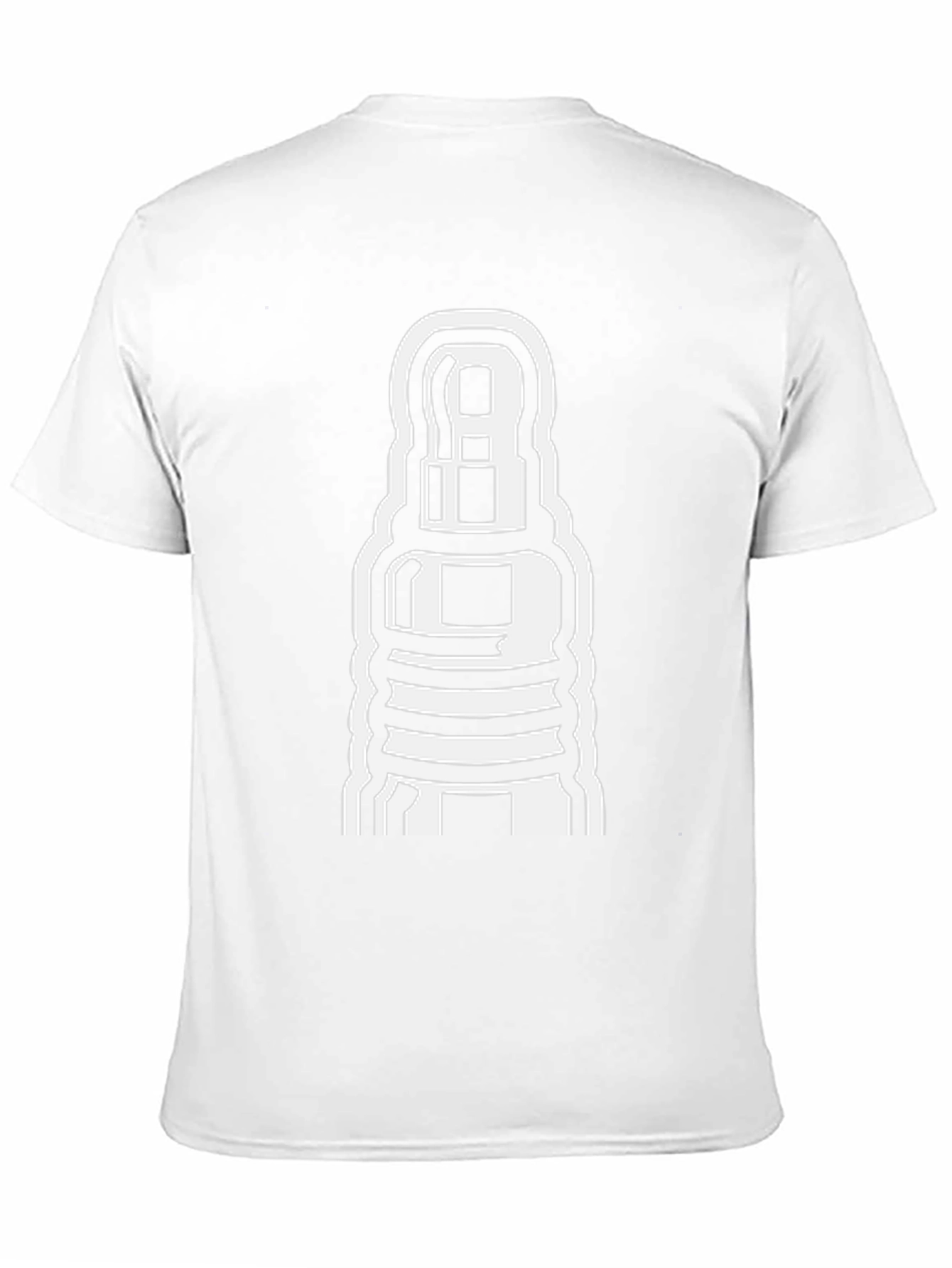 Cool White Graphic Tee - Novelty T-Shirt