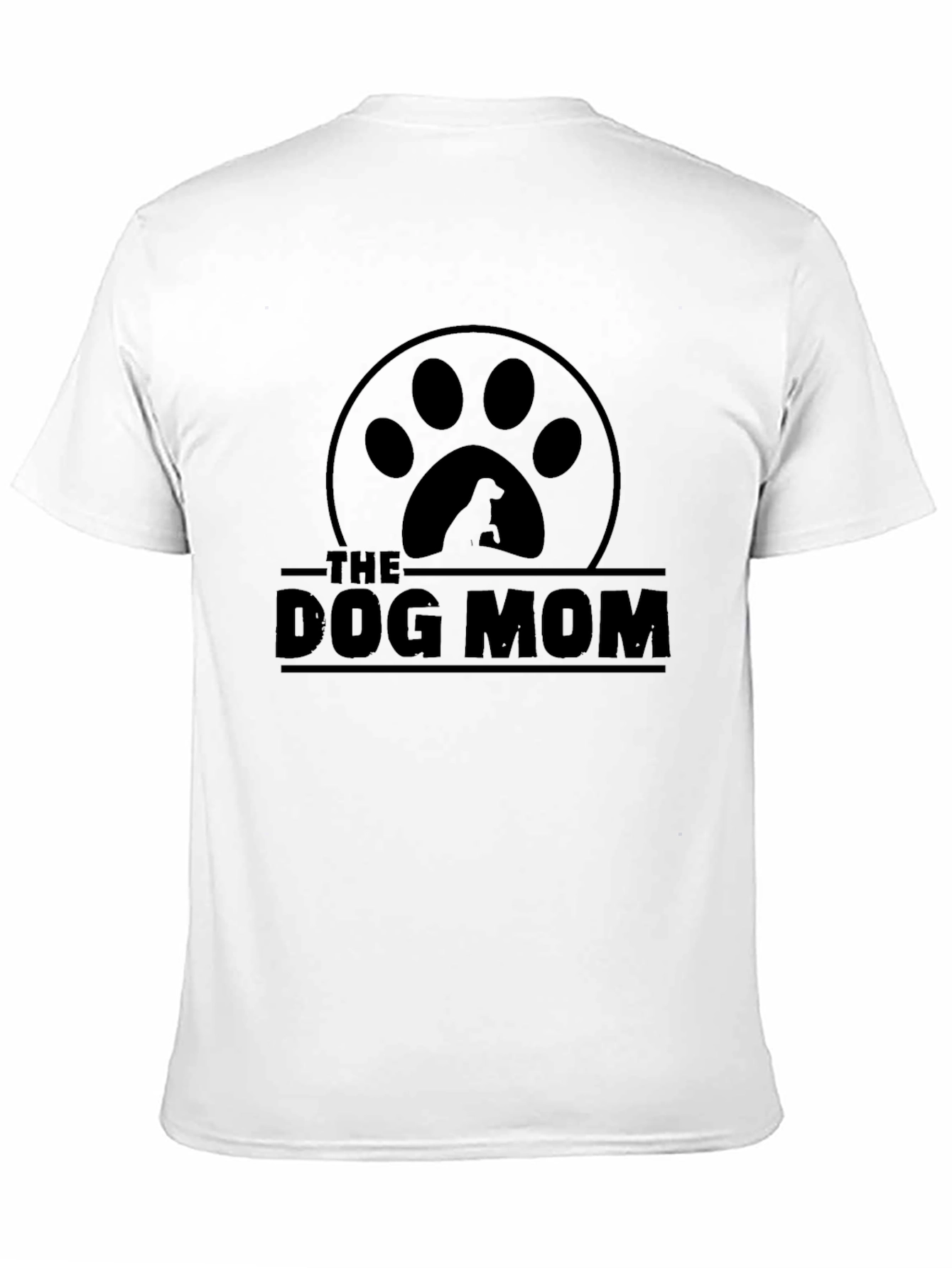 The Dog Mom Black T-Shirt
