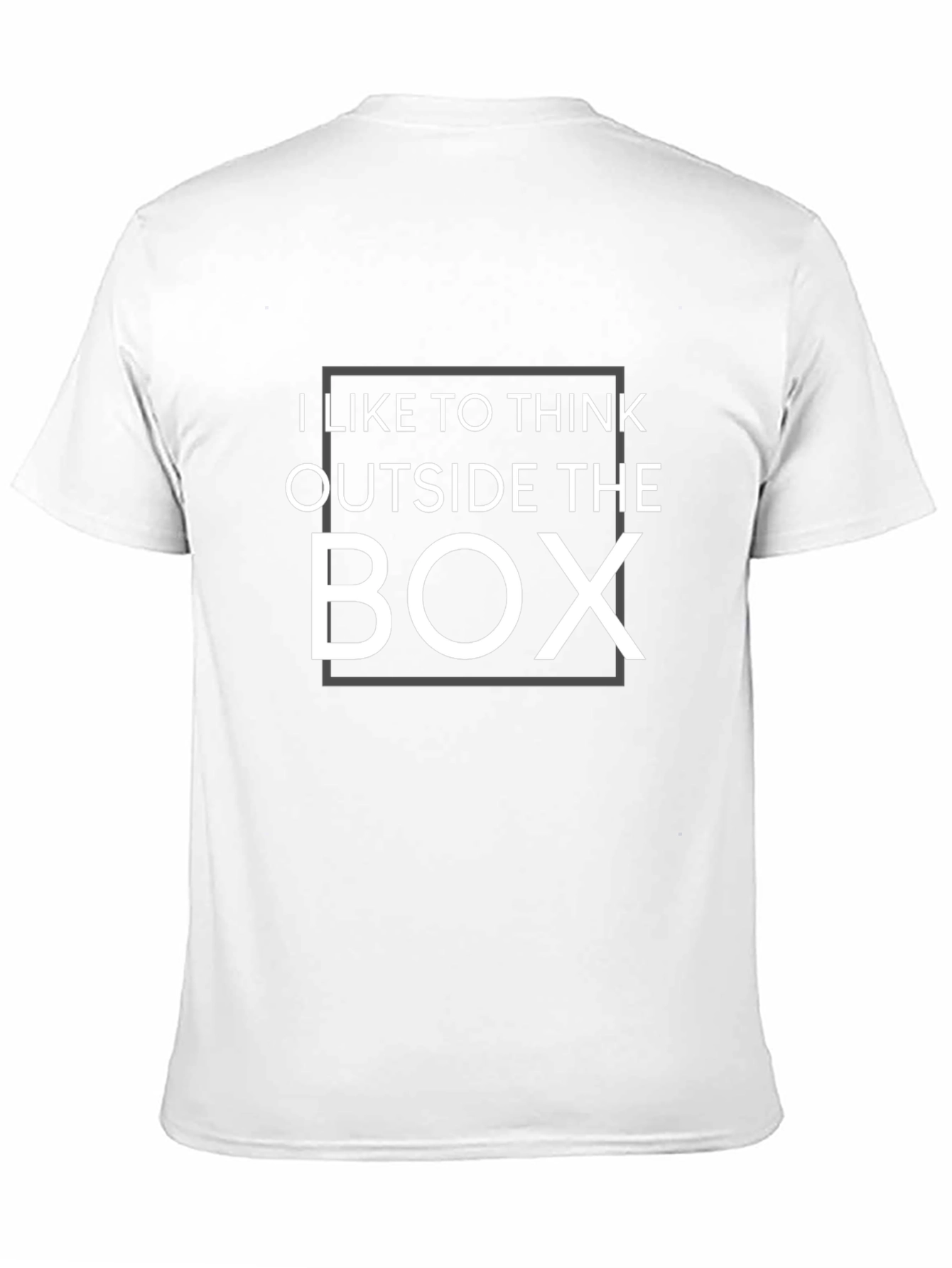 Think Outside the Box Graphic Tee - Black