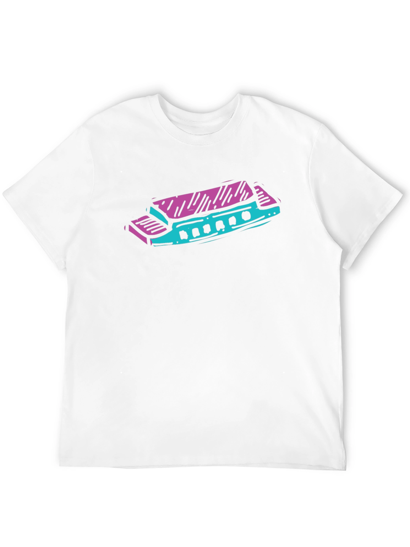 Harmonica Graphic Tee - Cool Music Lovers Shirt