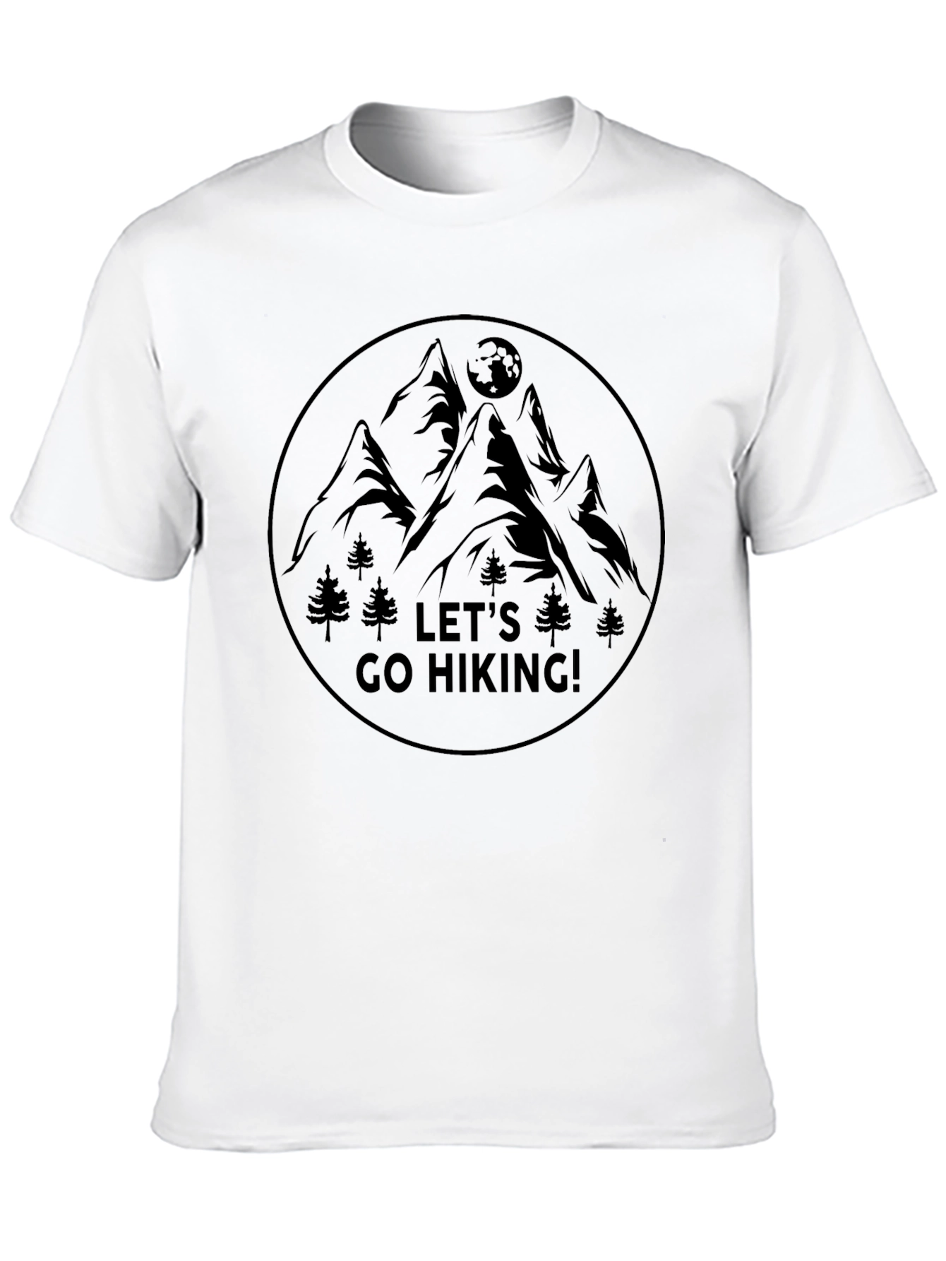 Lets Go Hiking T-Shirt - Mountain Adventure Tee