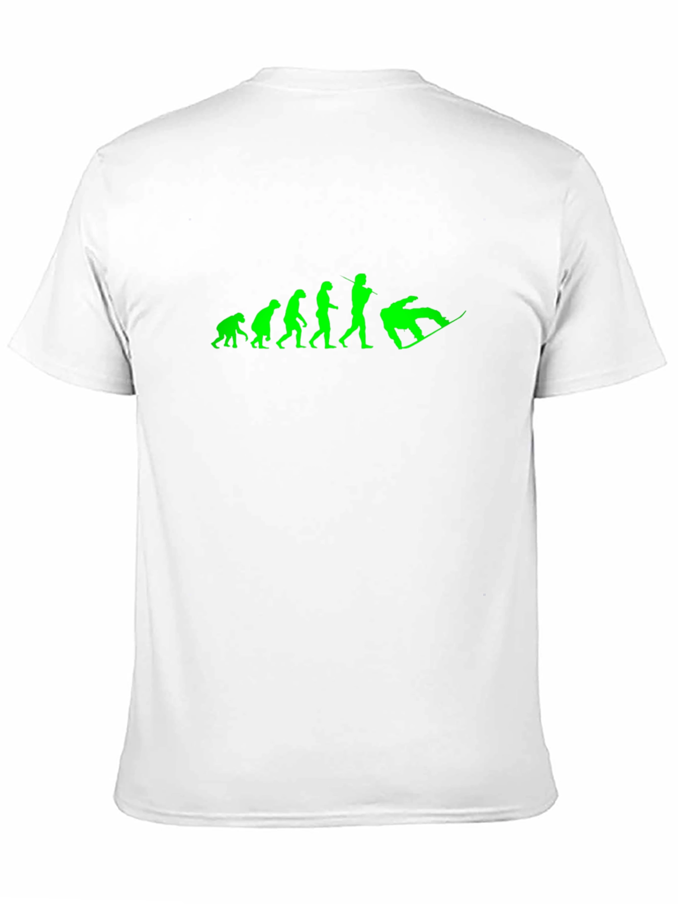 Evolution of Snowboarding Black Graphic Tee