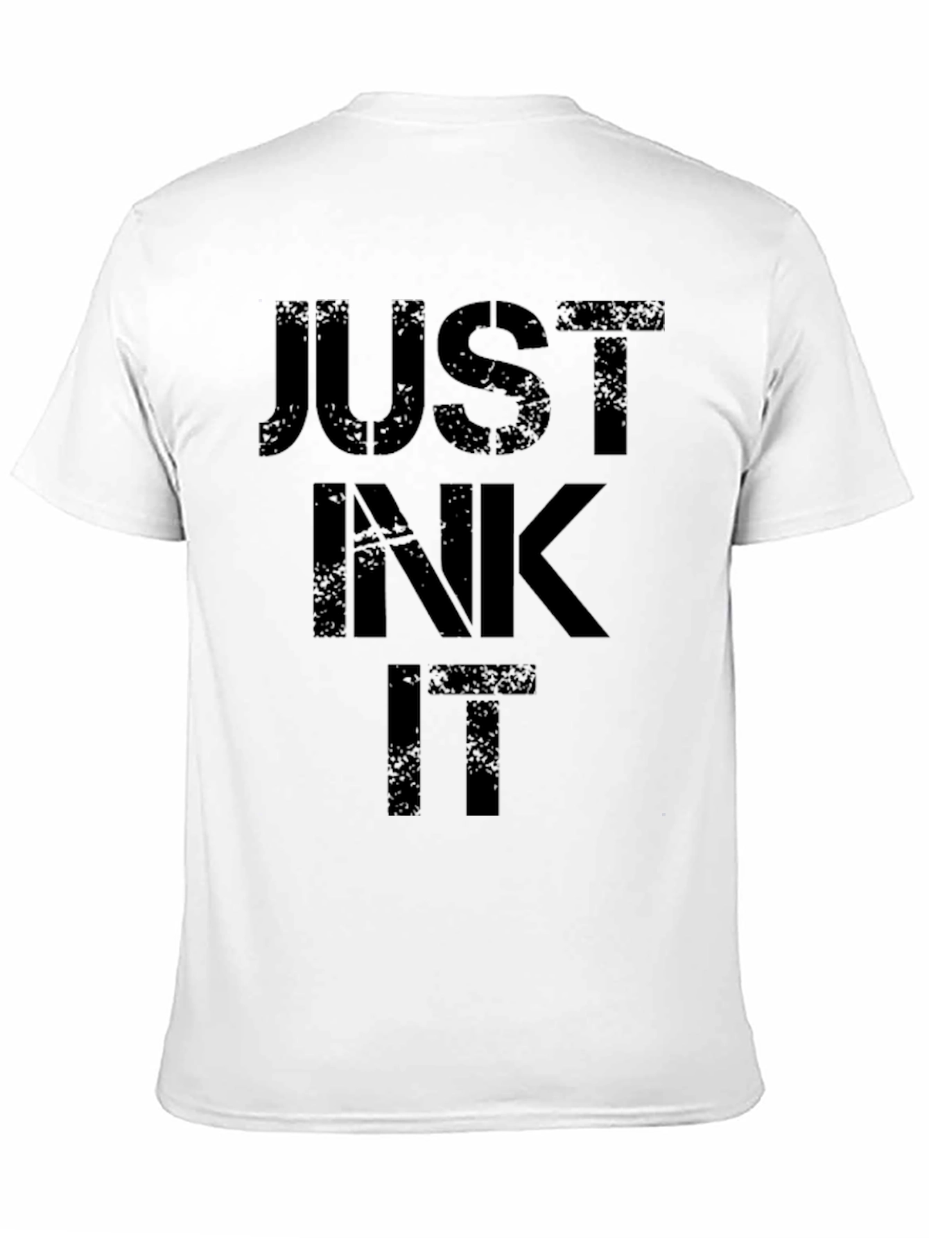 Just Ink It Mens Black Graphic Tee
