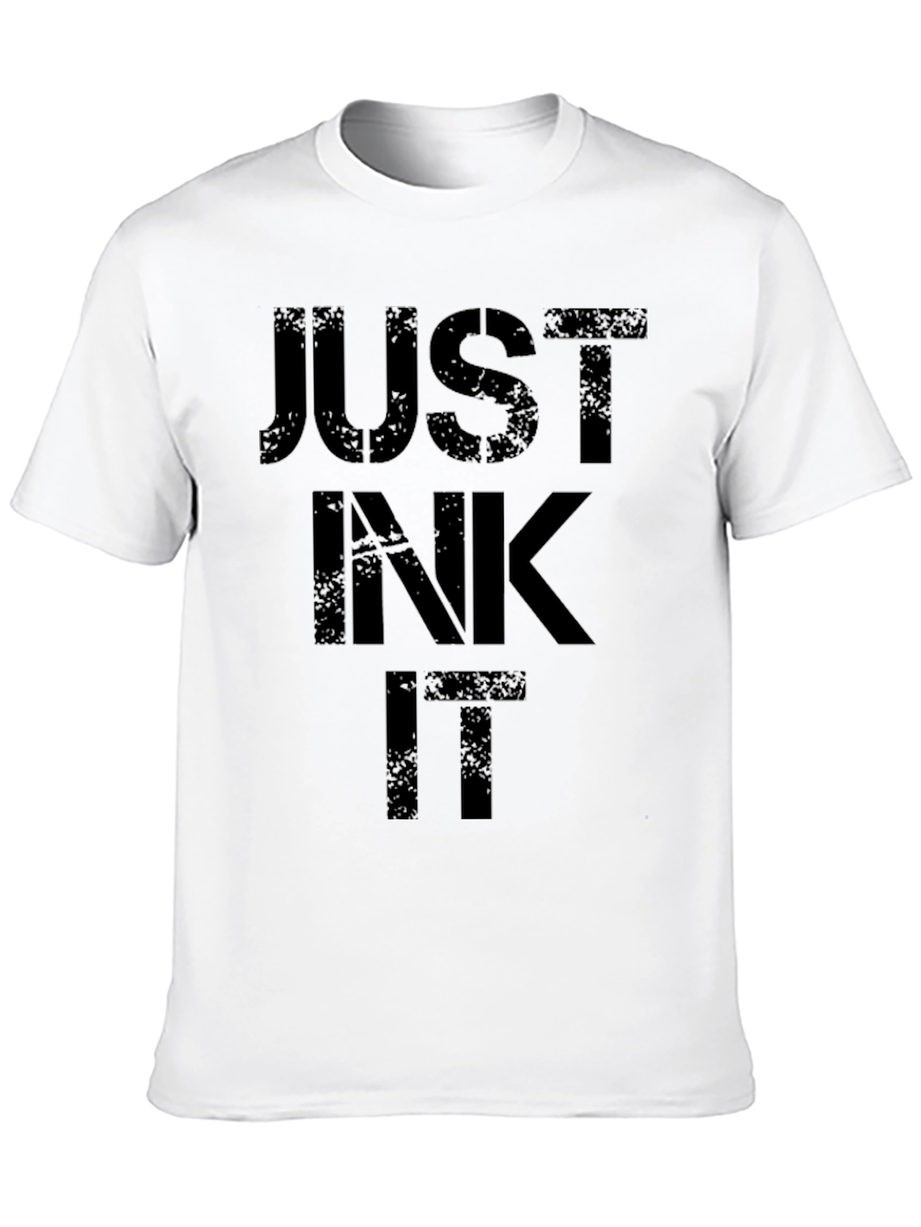 Just Ink It Mens Black Graphic Tee