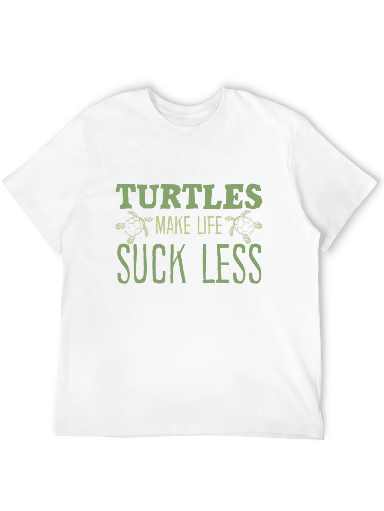 Turtles Make Life Suck Less Black T-Shirt