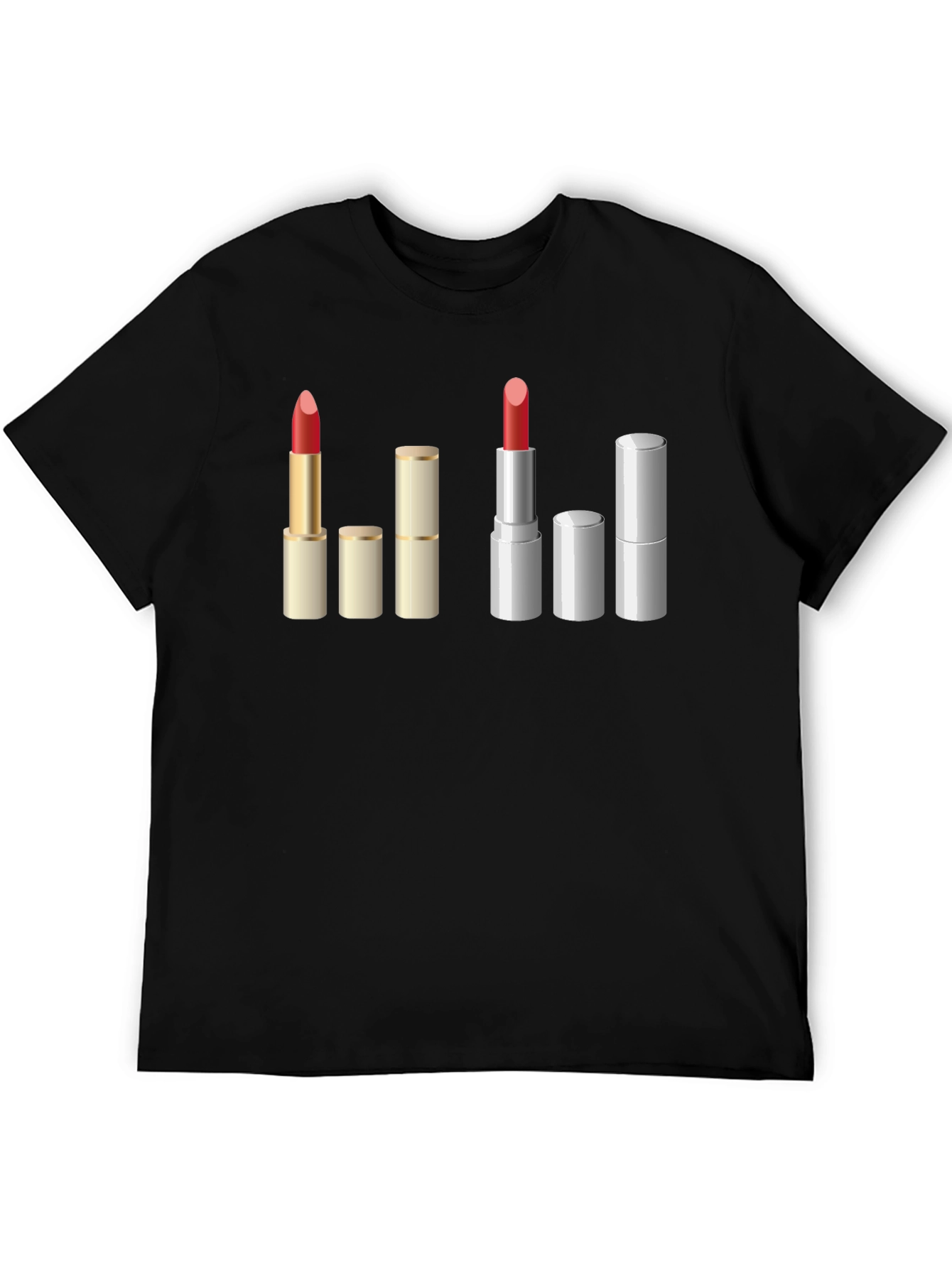 Lipstick Graphic T-Shirt - Unique Makeup Design