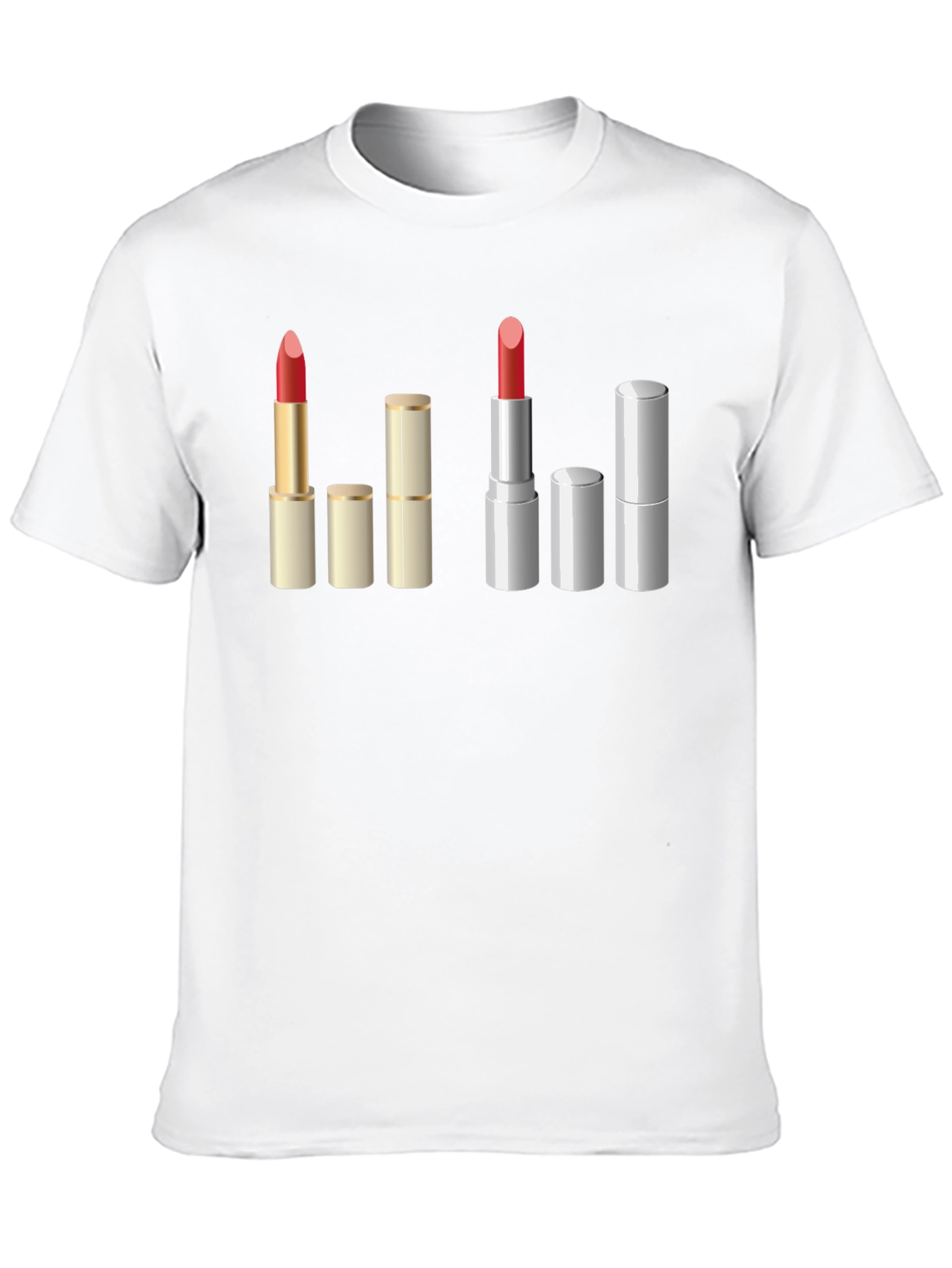 Lipstick Graphic T-Shirt - Unique Makeup Design