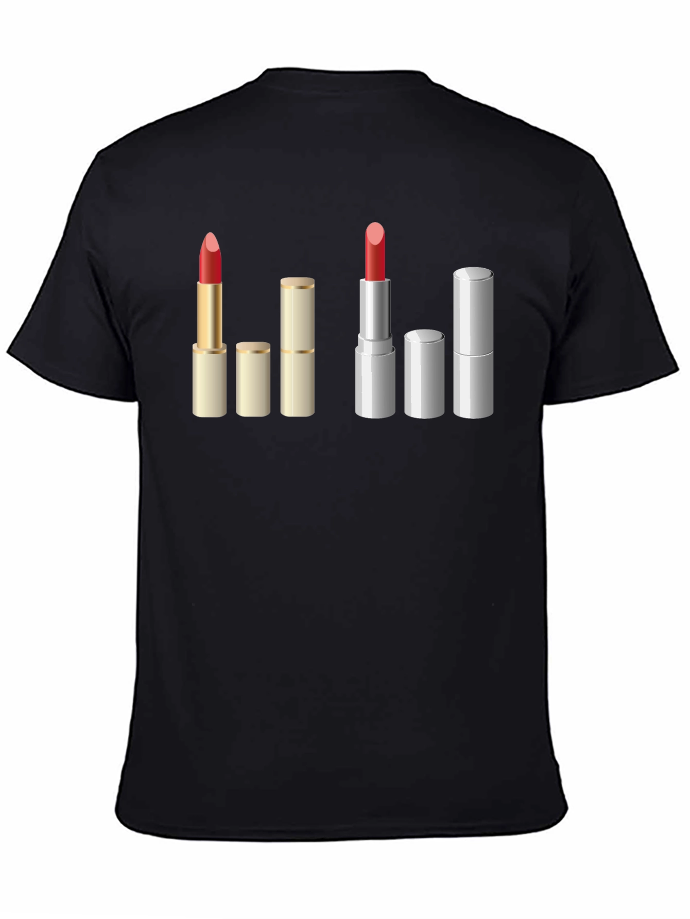Lipstick Graphic T-Shirt - Unique Makeup Design