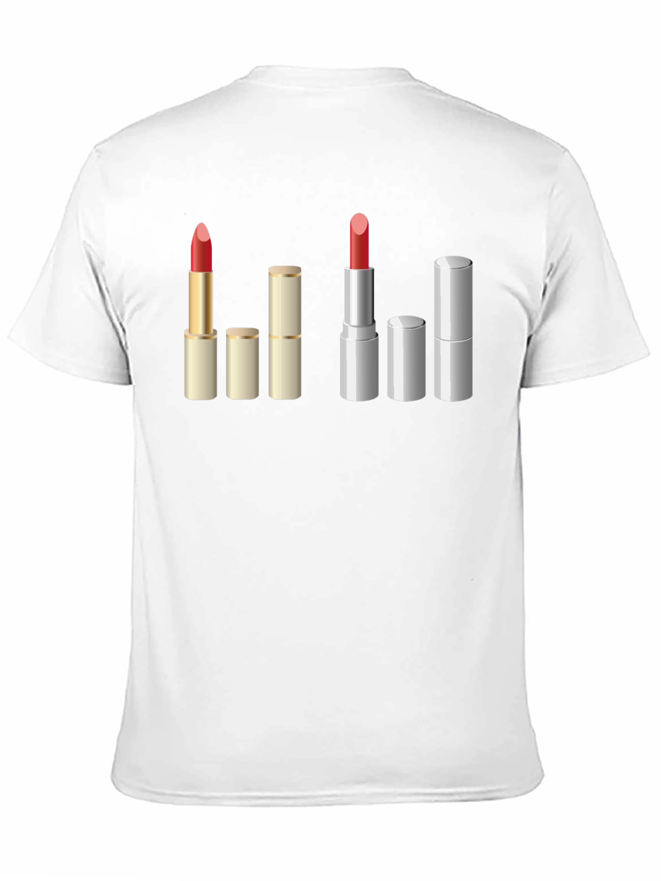 Lipstick Graphic T-Shirt - Unique Makeup Design