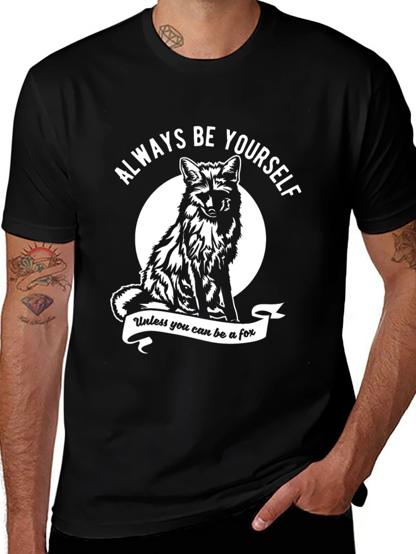Always Be Yourself Fox Graphic Tee
