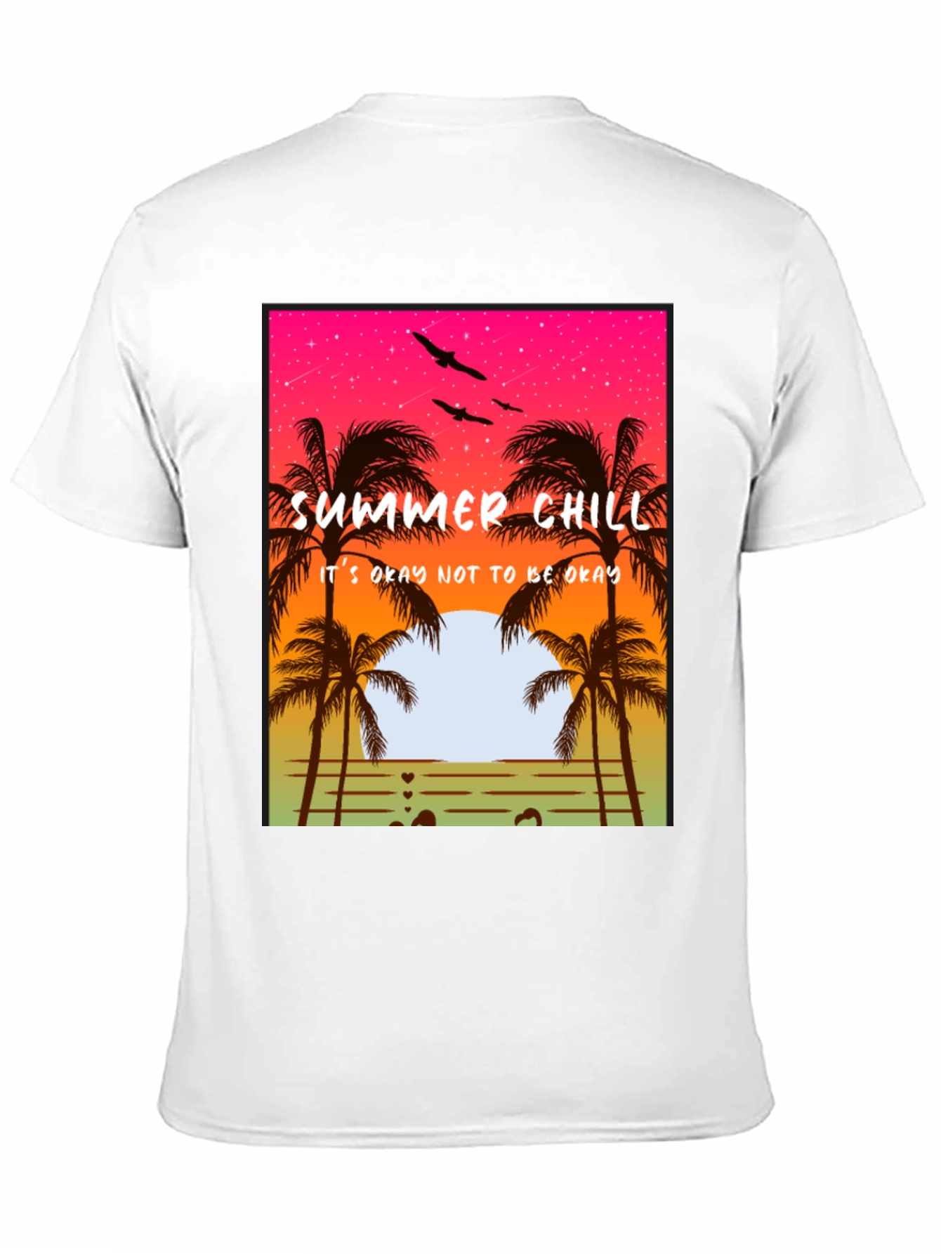 Summer Chill T-Shirt - Relaxed Beach Vibes