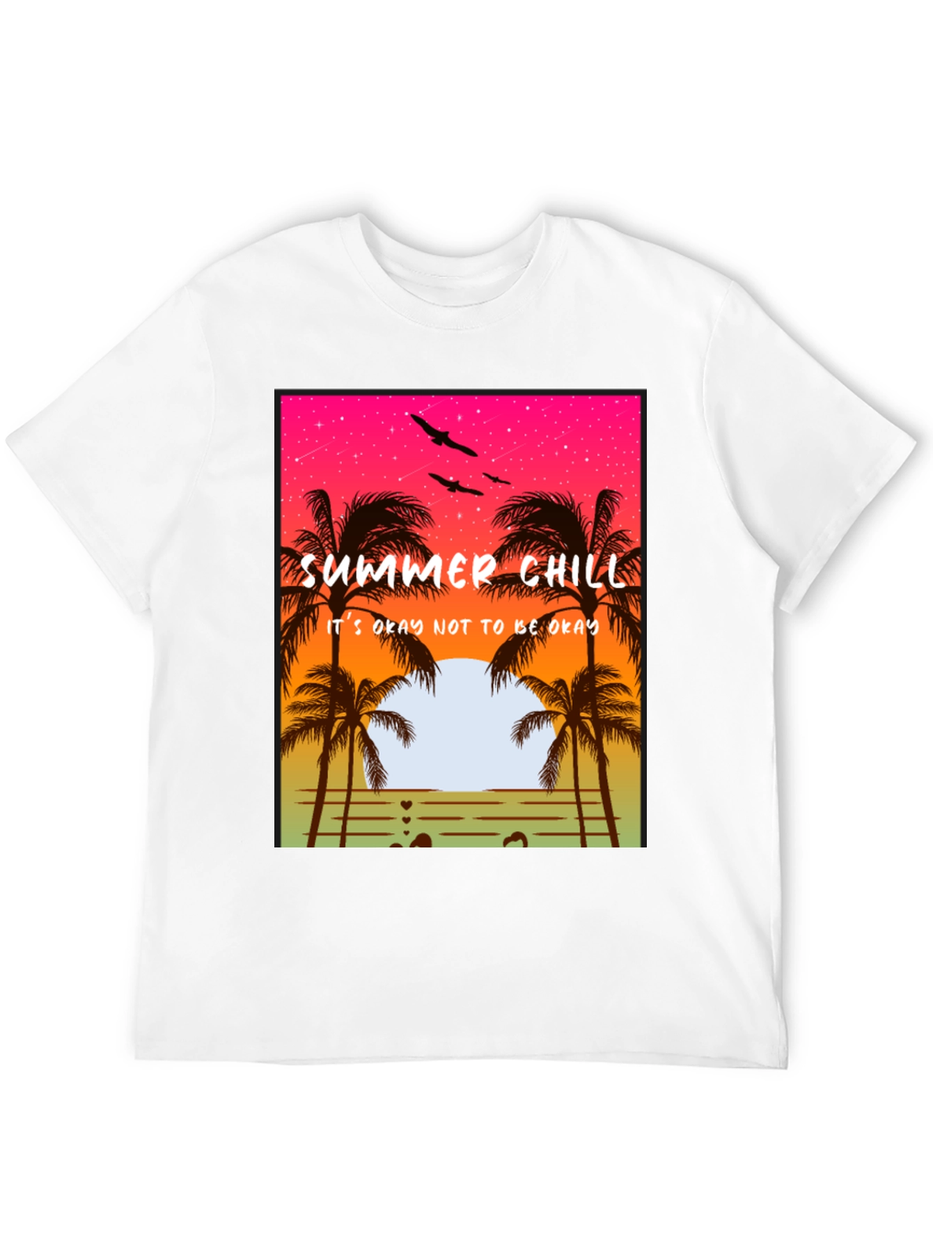 Summer Chill T-Shirt - Relaxed Beach Vibes