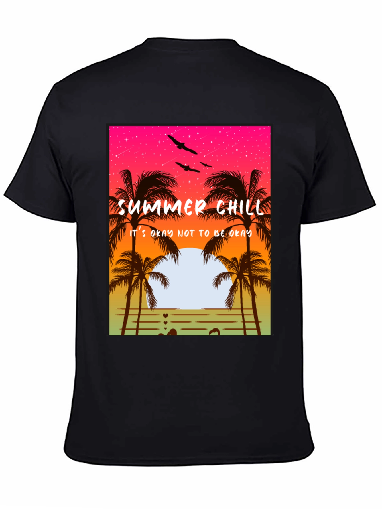 Summer Chill T-Shirt - Relaxed Beach Vibes