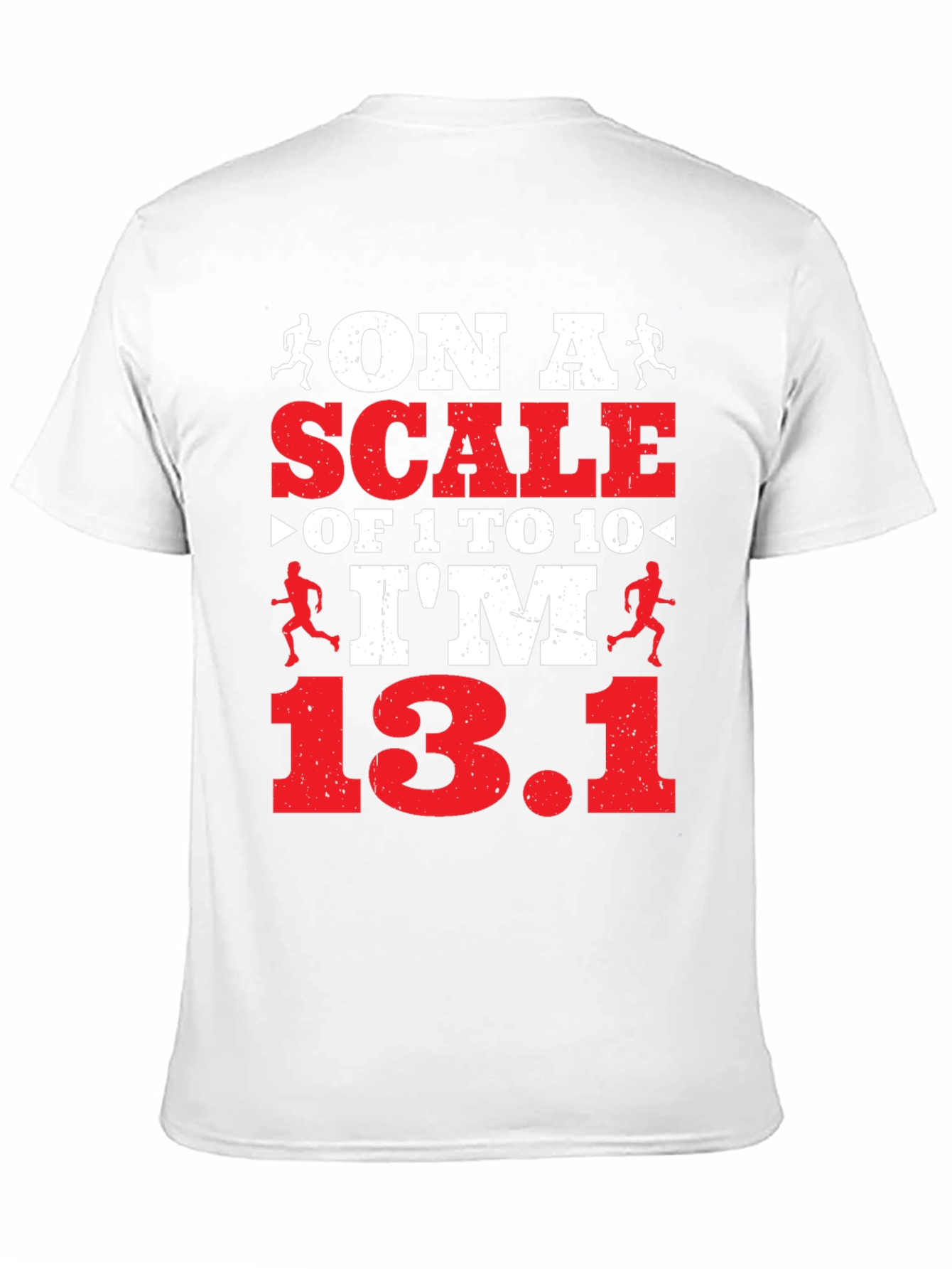 On a Scale Funny Running T-Shirt