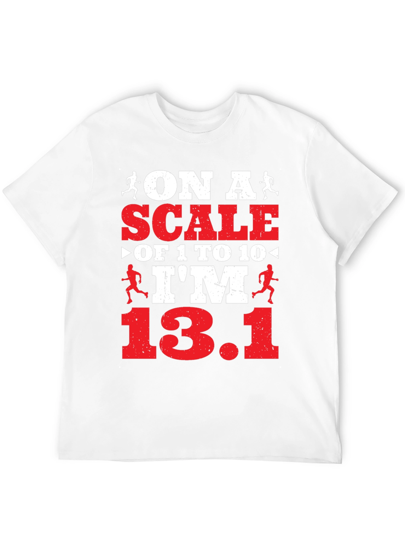 On a Scale Funny Running T-Shirt