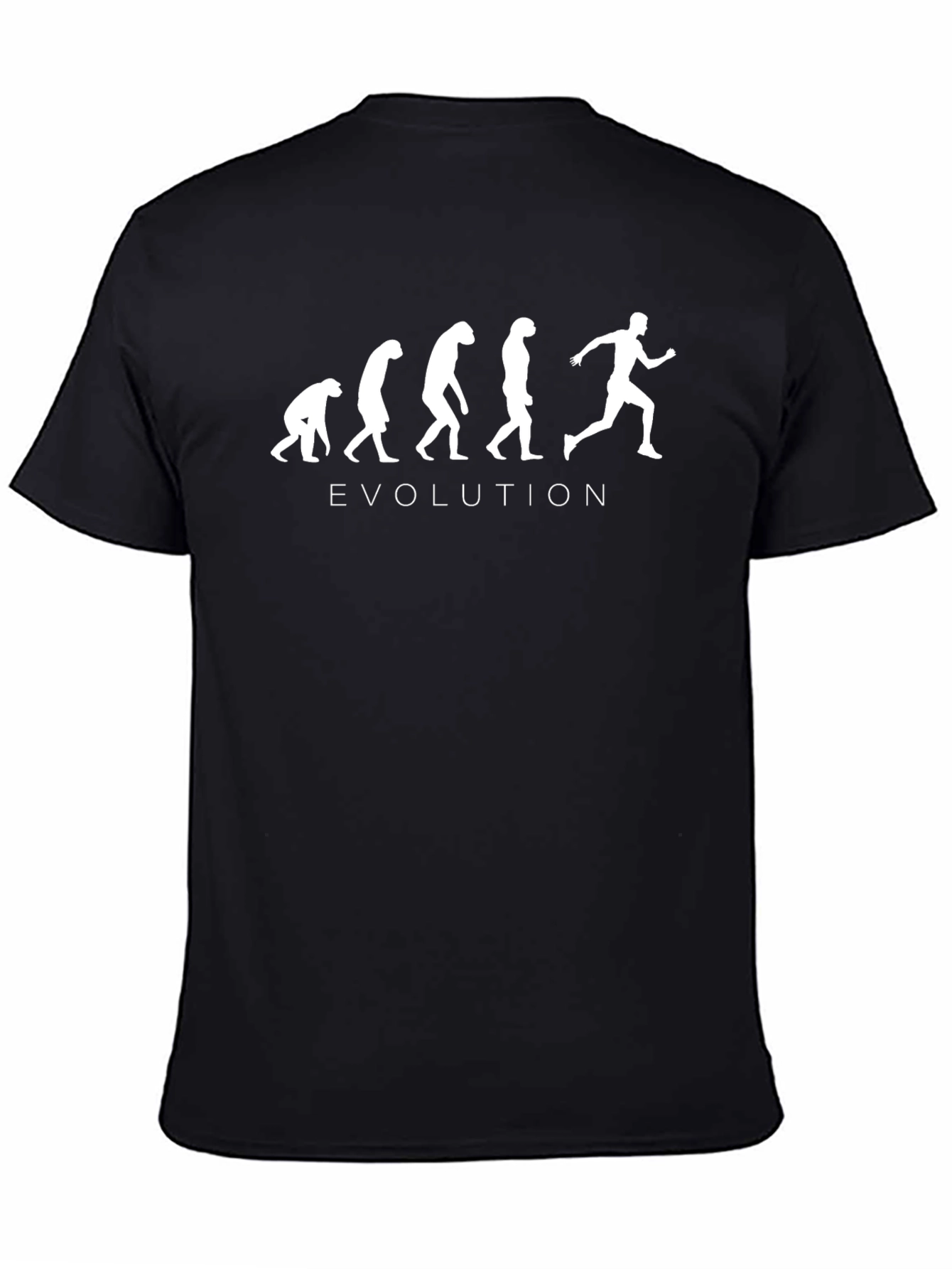 Evolution Runner Graphic Tee - Black