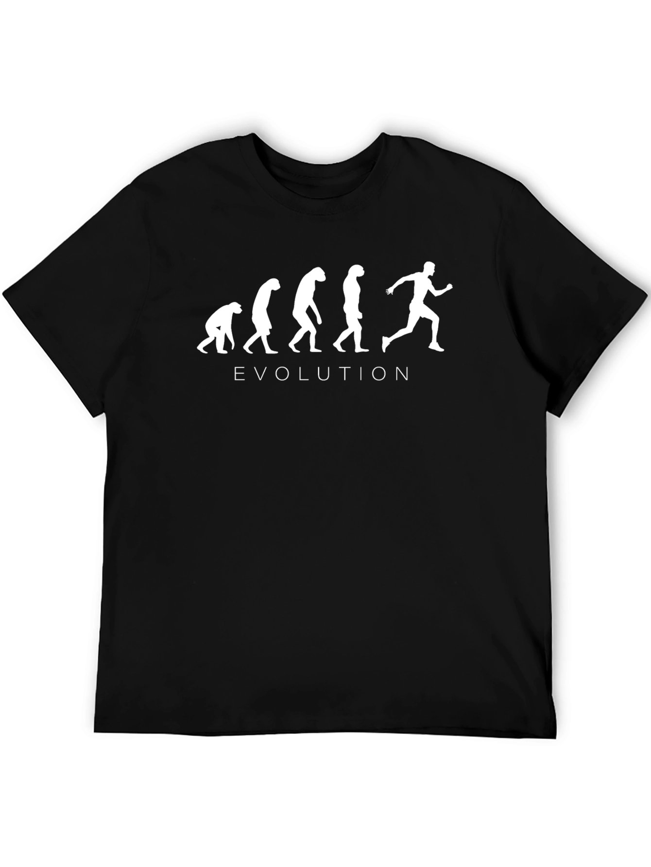 Evolution Runner Graphic Tee - Black