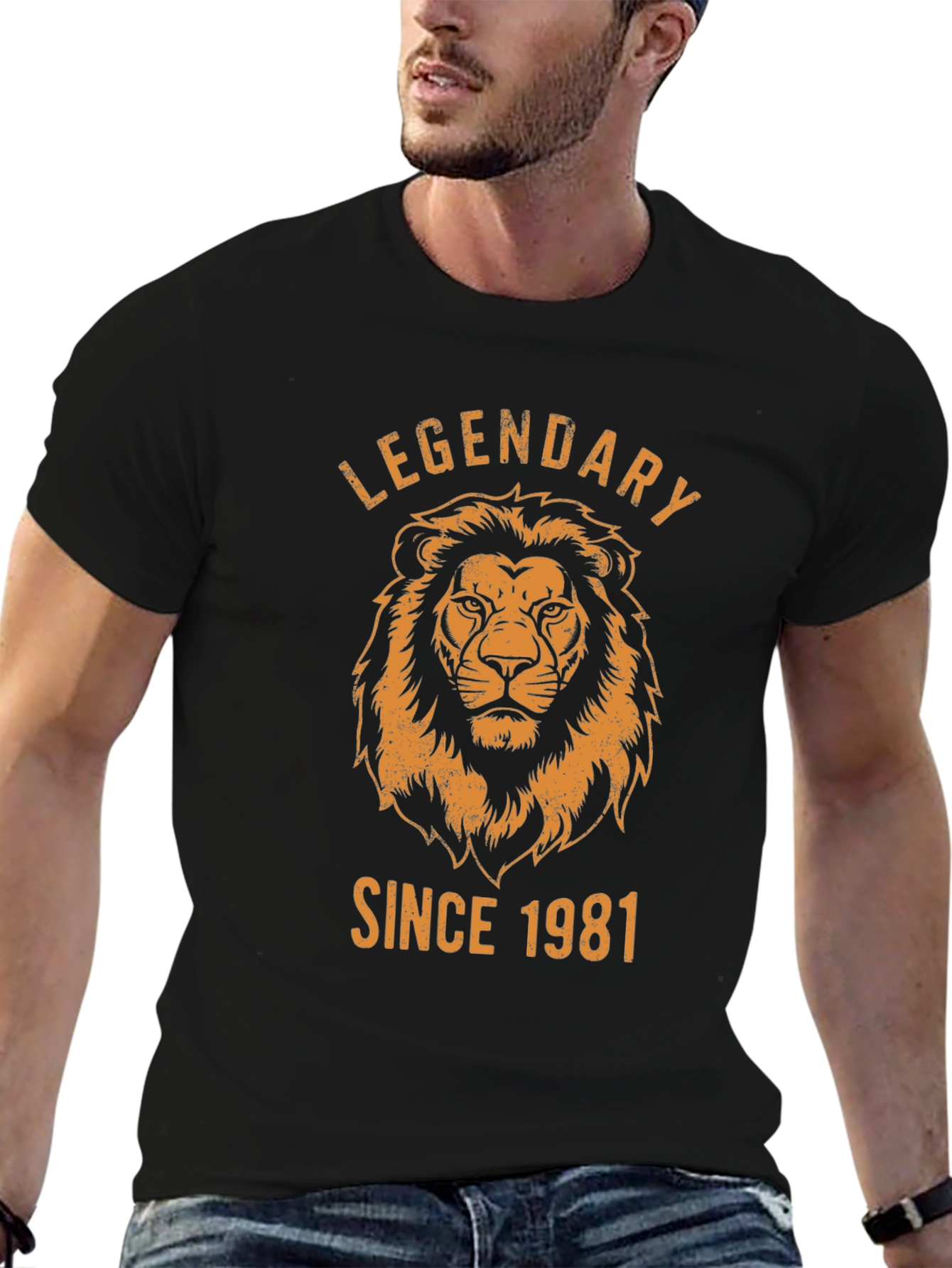 Legendary Since 1981 Lion Graphic T-Shirt