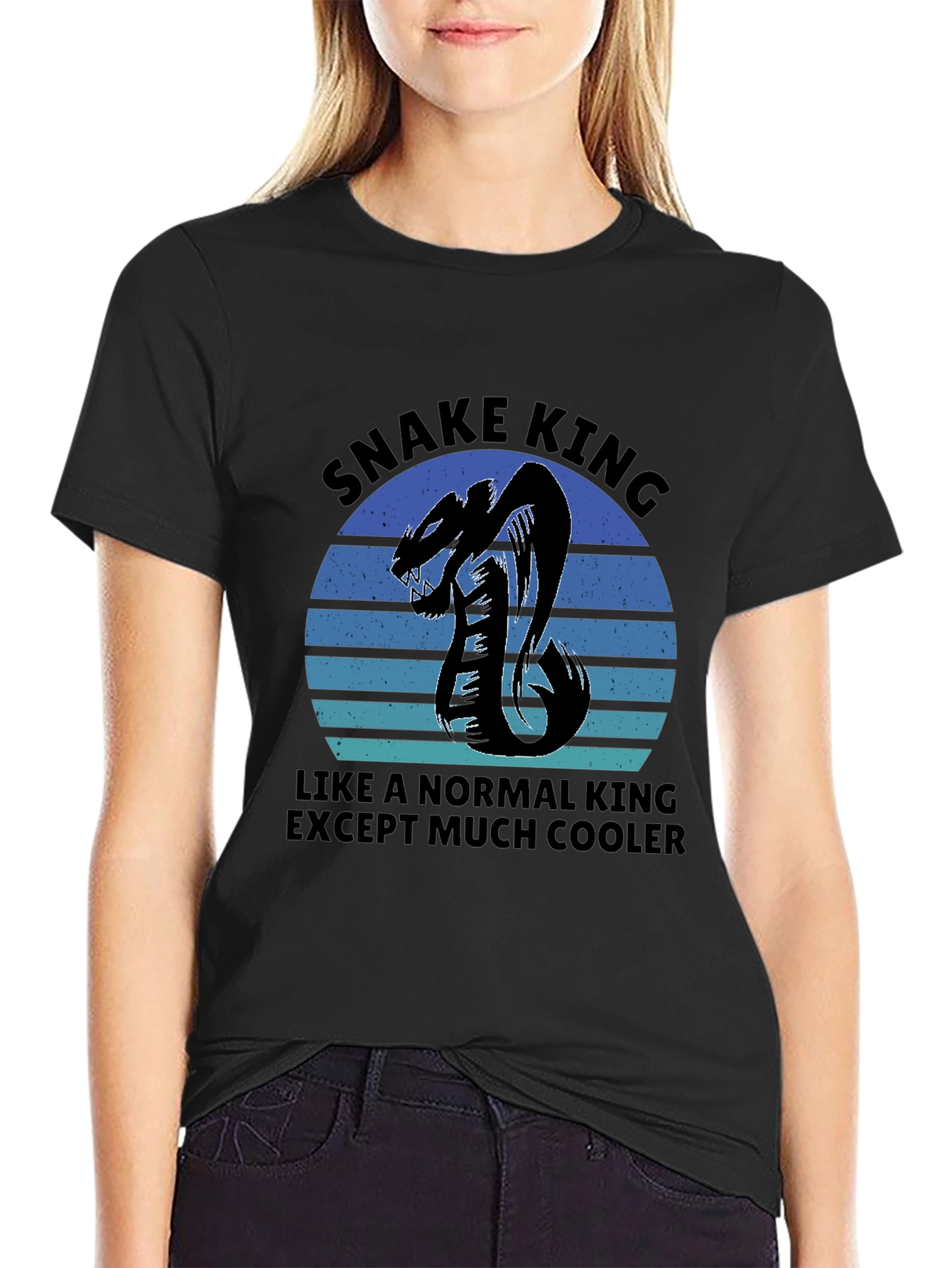 Snake King Cool Graphic Tee