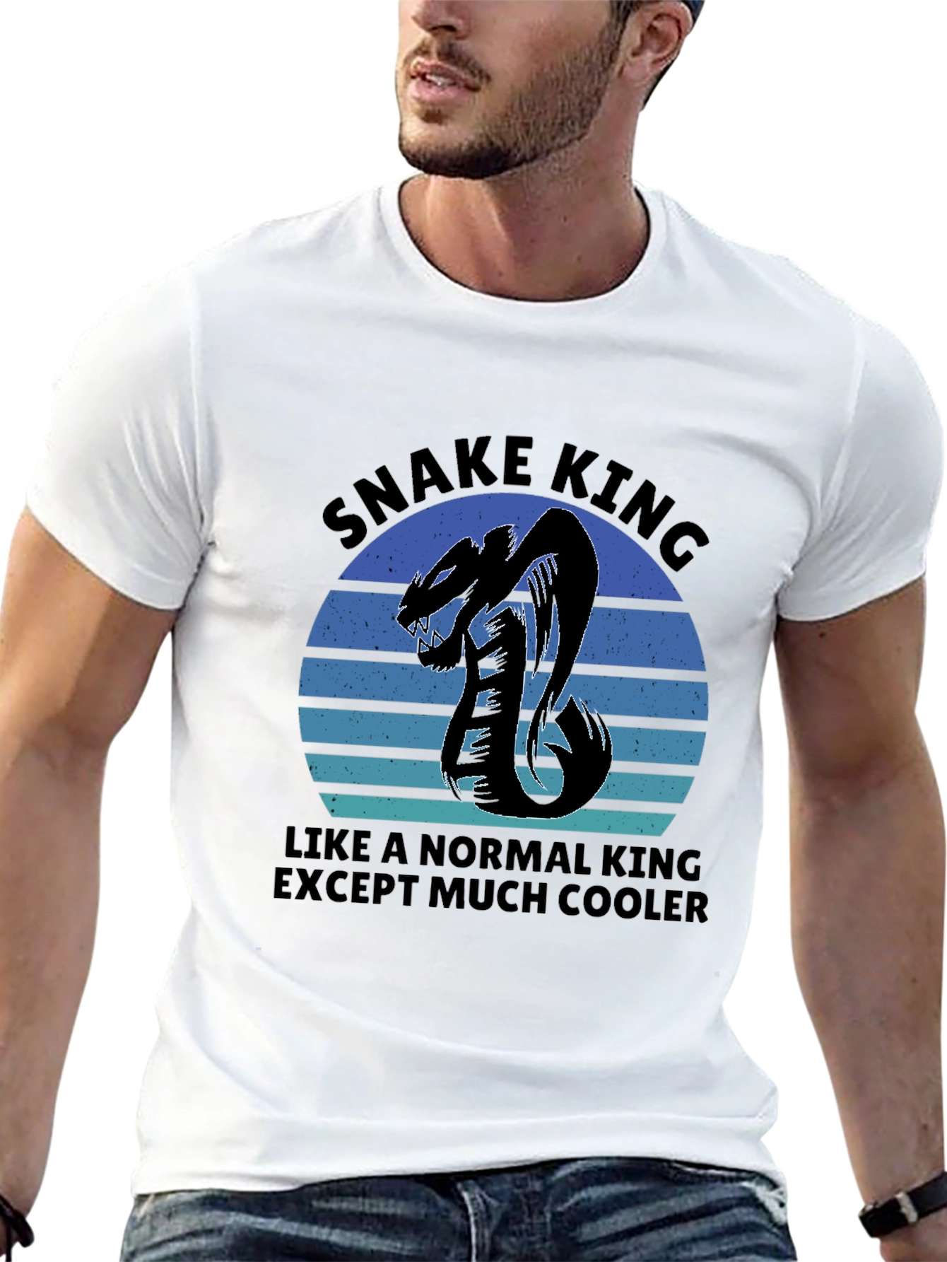 Snake King Cool Graphic Tee