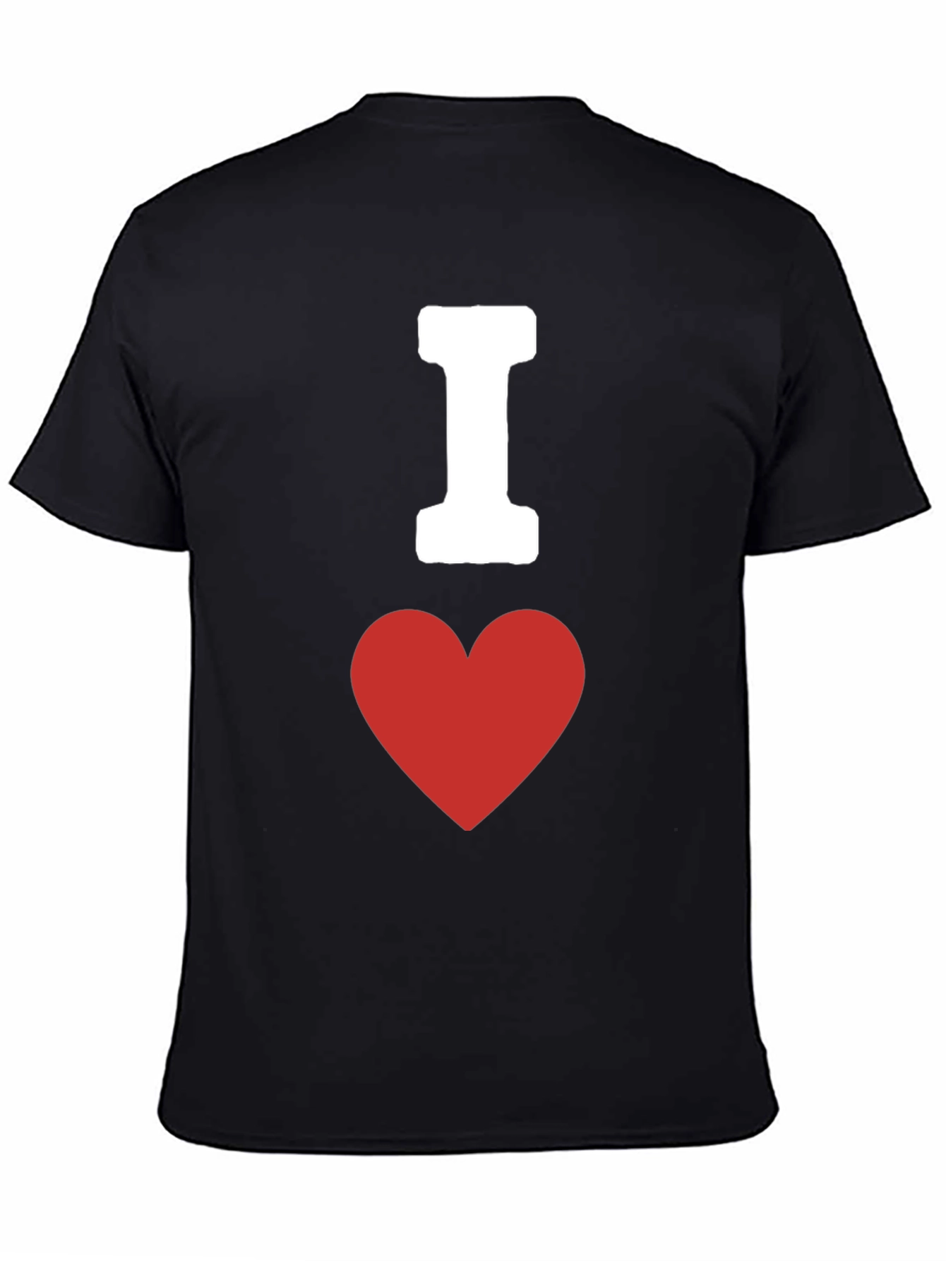 I Heart Love Graphic Tee - Black