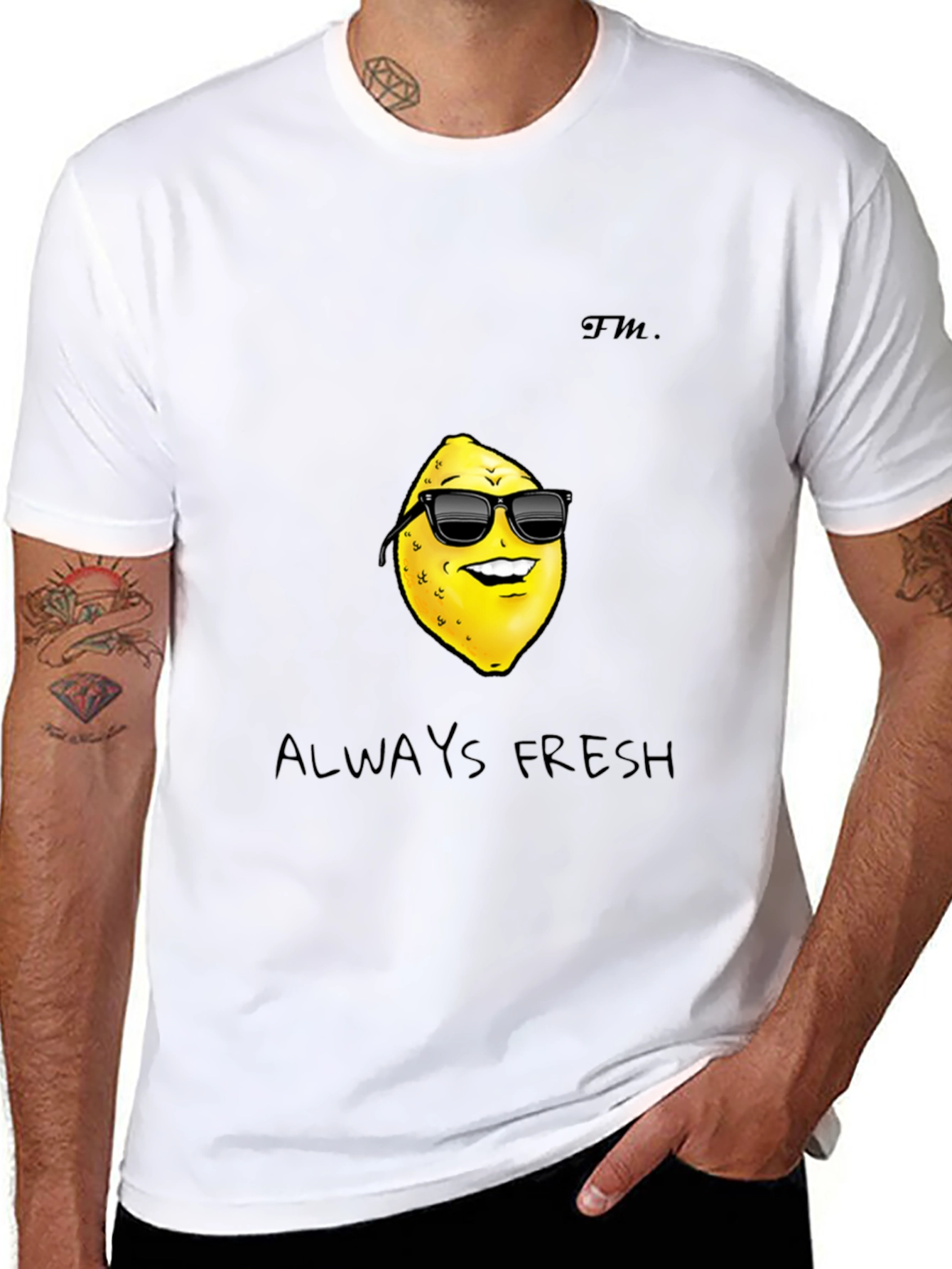 Cool Lemon Graphic Tee - Always Fresh