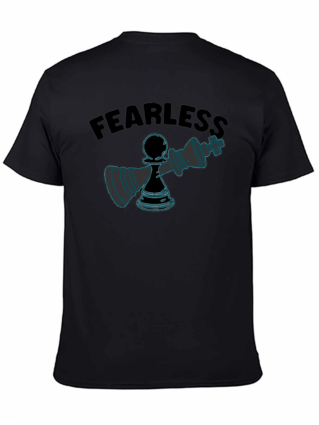 Fearless Chess T-Shirt - Pawn Takes King