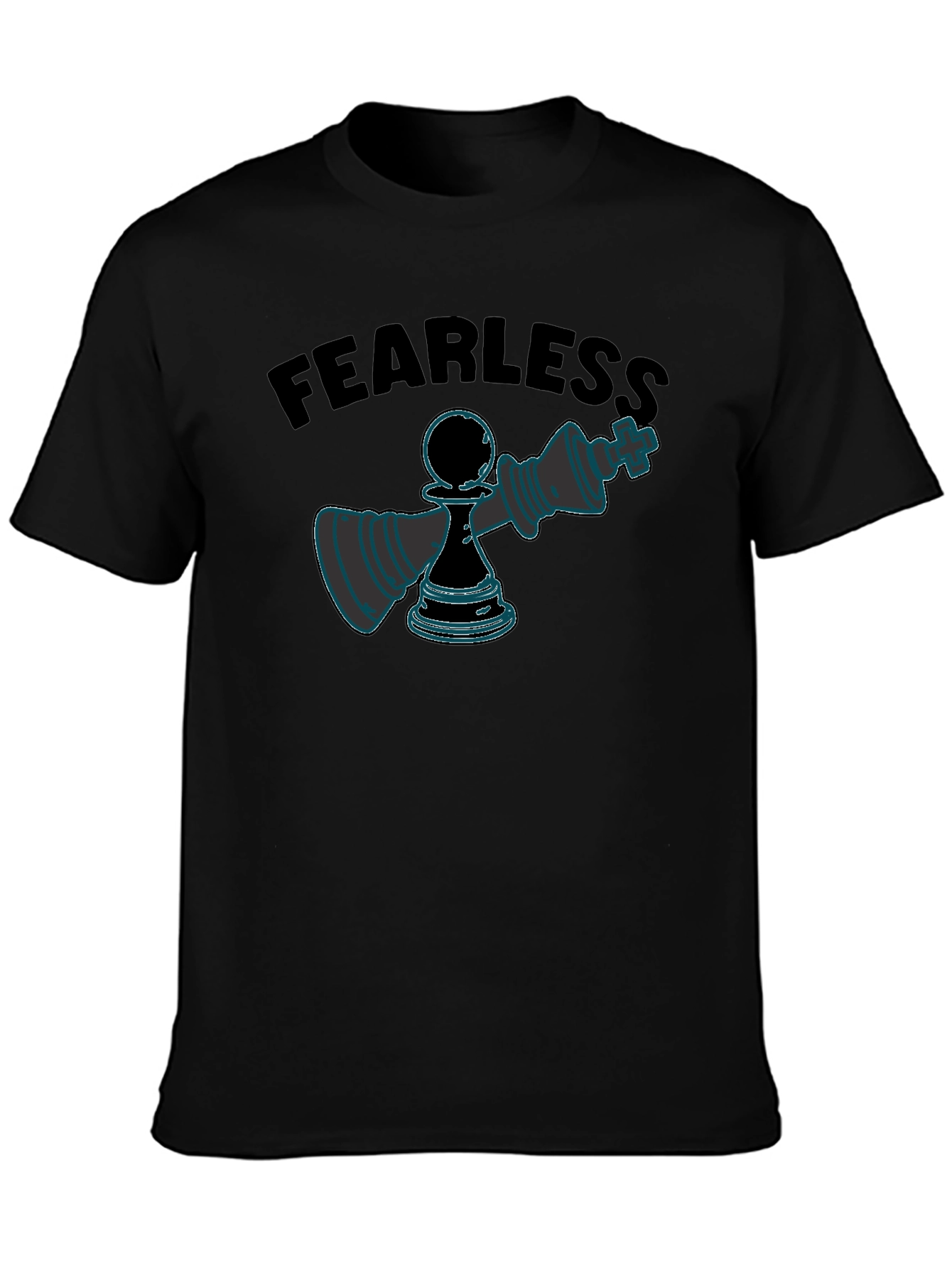 Fearless Chess T-Shirt - Pawn Takes King