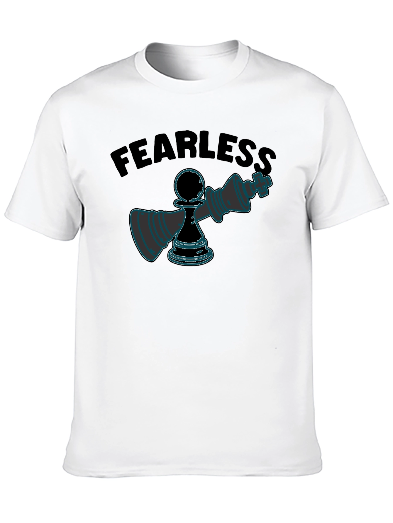 Fearless Chess T-Shirt - Pawn Takes King
