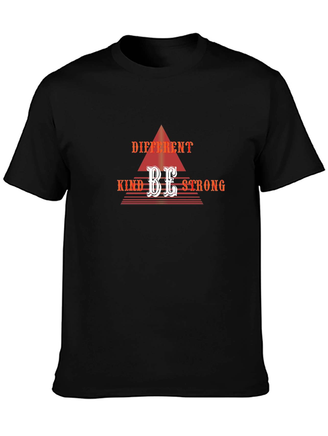 Different Kind Be Strong Graphic Tee - Black