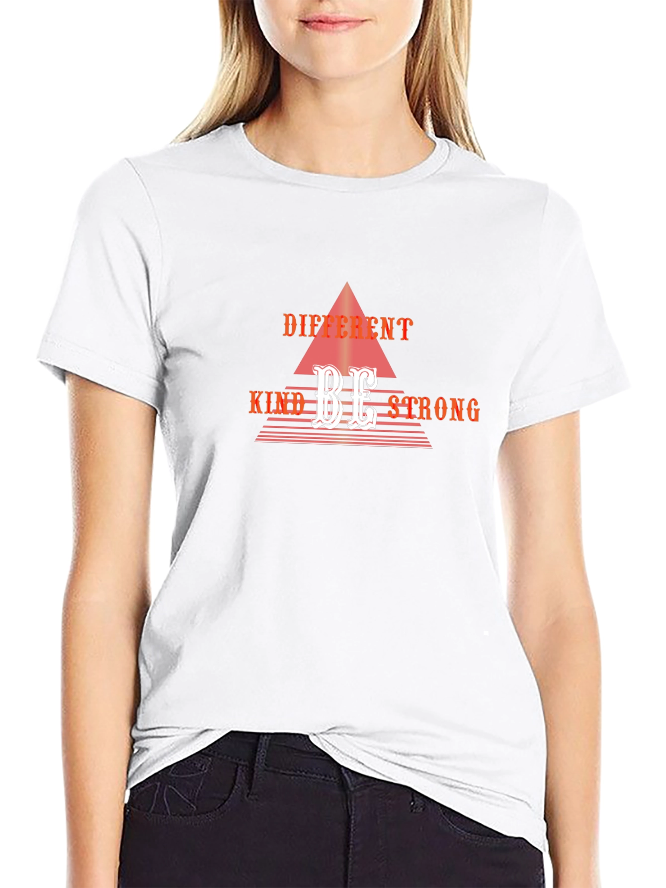 Different Kind Be Strong Graphic Tee - Black