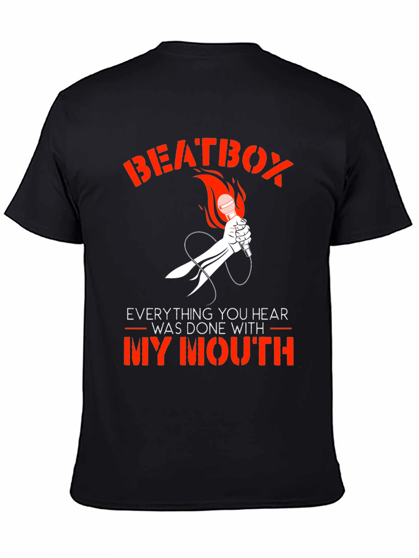 Beatbox Microphone Graphic T-Shirt