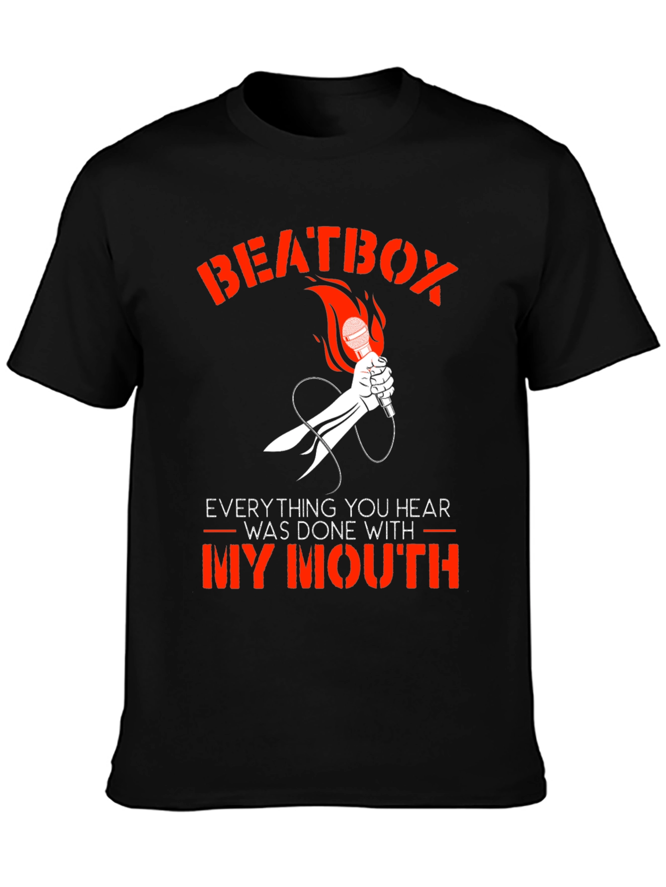 Beatbox Microphone Graphic T-Shirt
